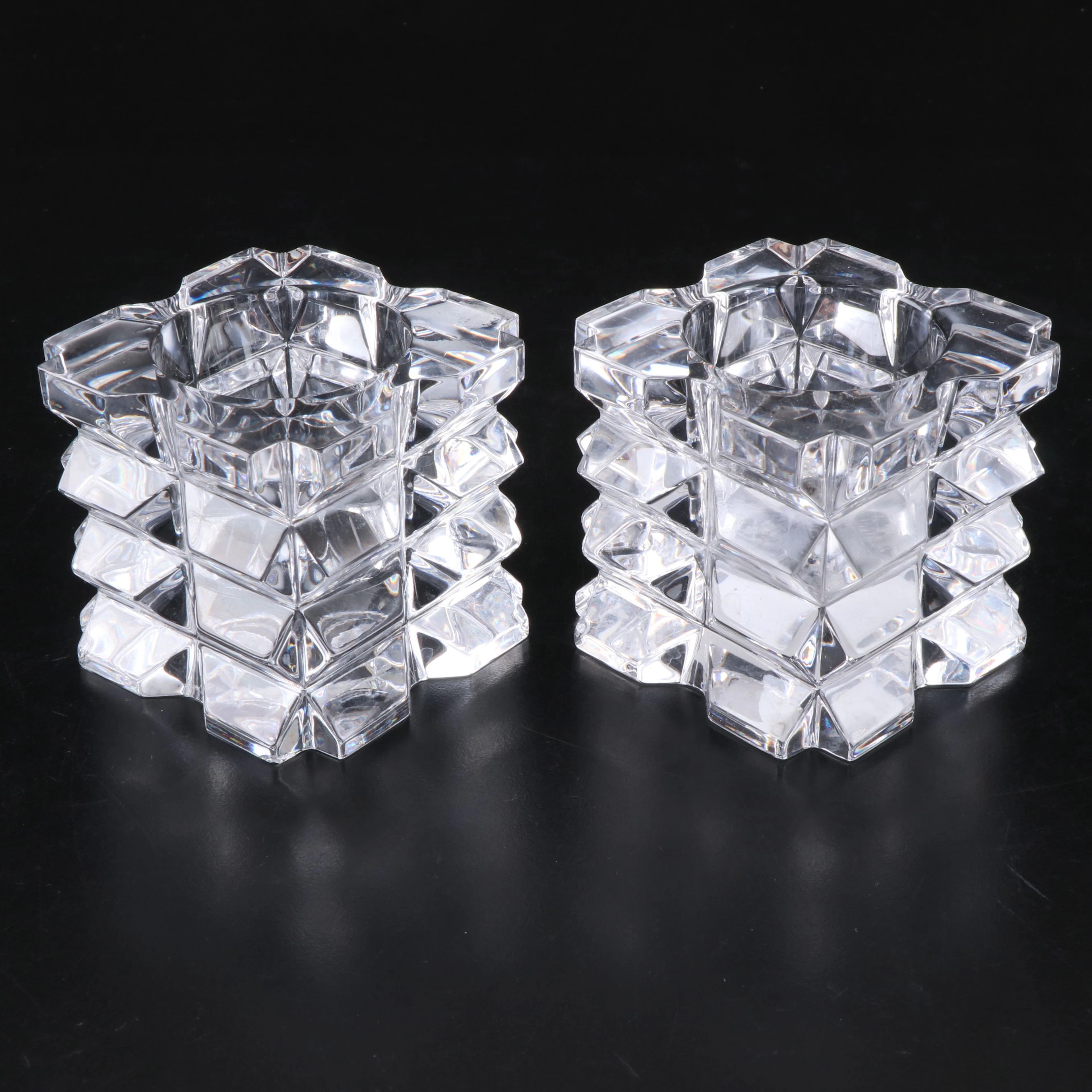 Tipperary "Skellig" Crystal Tea Light Holders