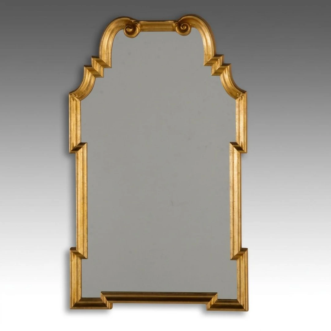Ethan Allen Italian Neoclassical Style Giltwood Framed Wall Mirror