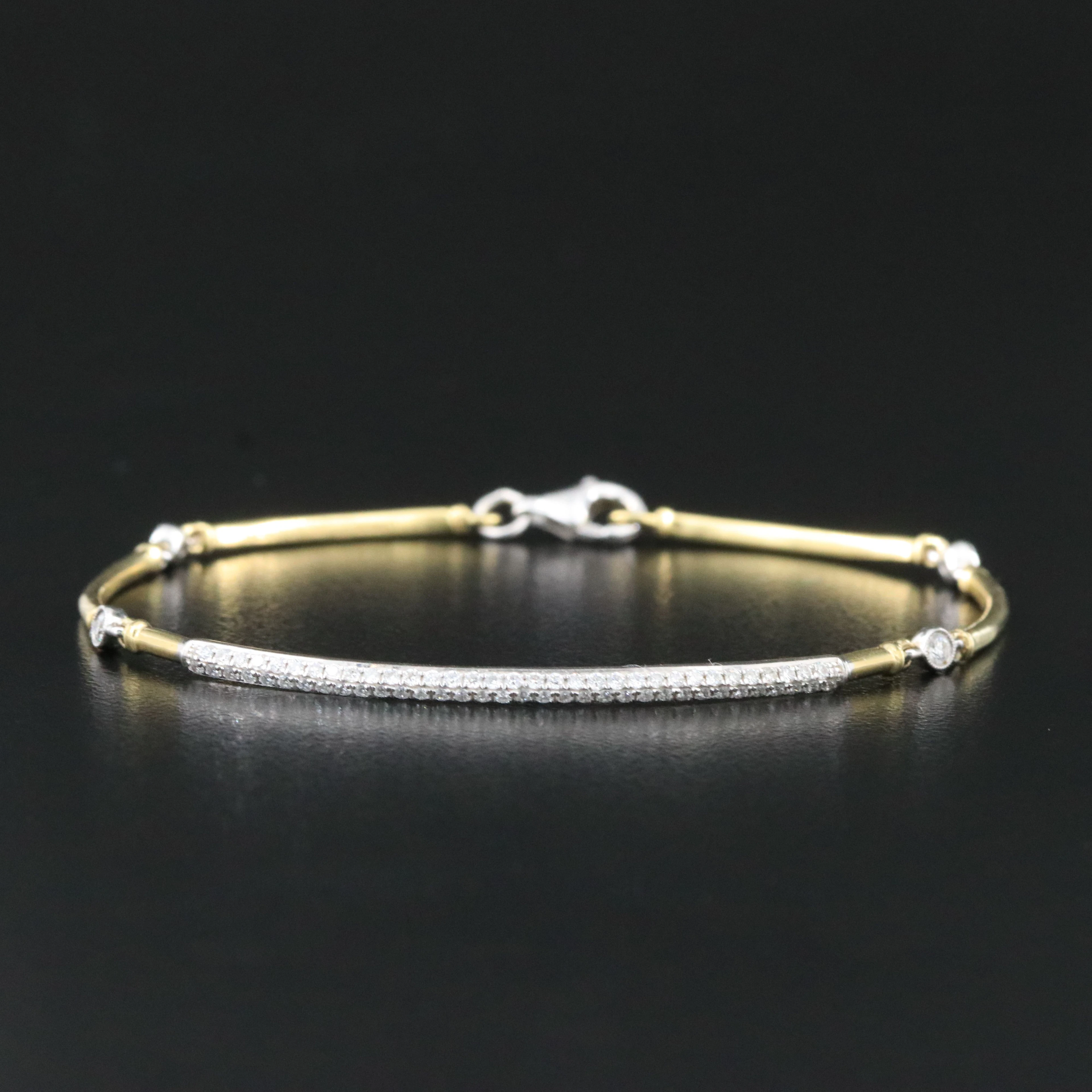 Simon G. 18K Two-Tone 0.47 CTW Diamond Bracelet