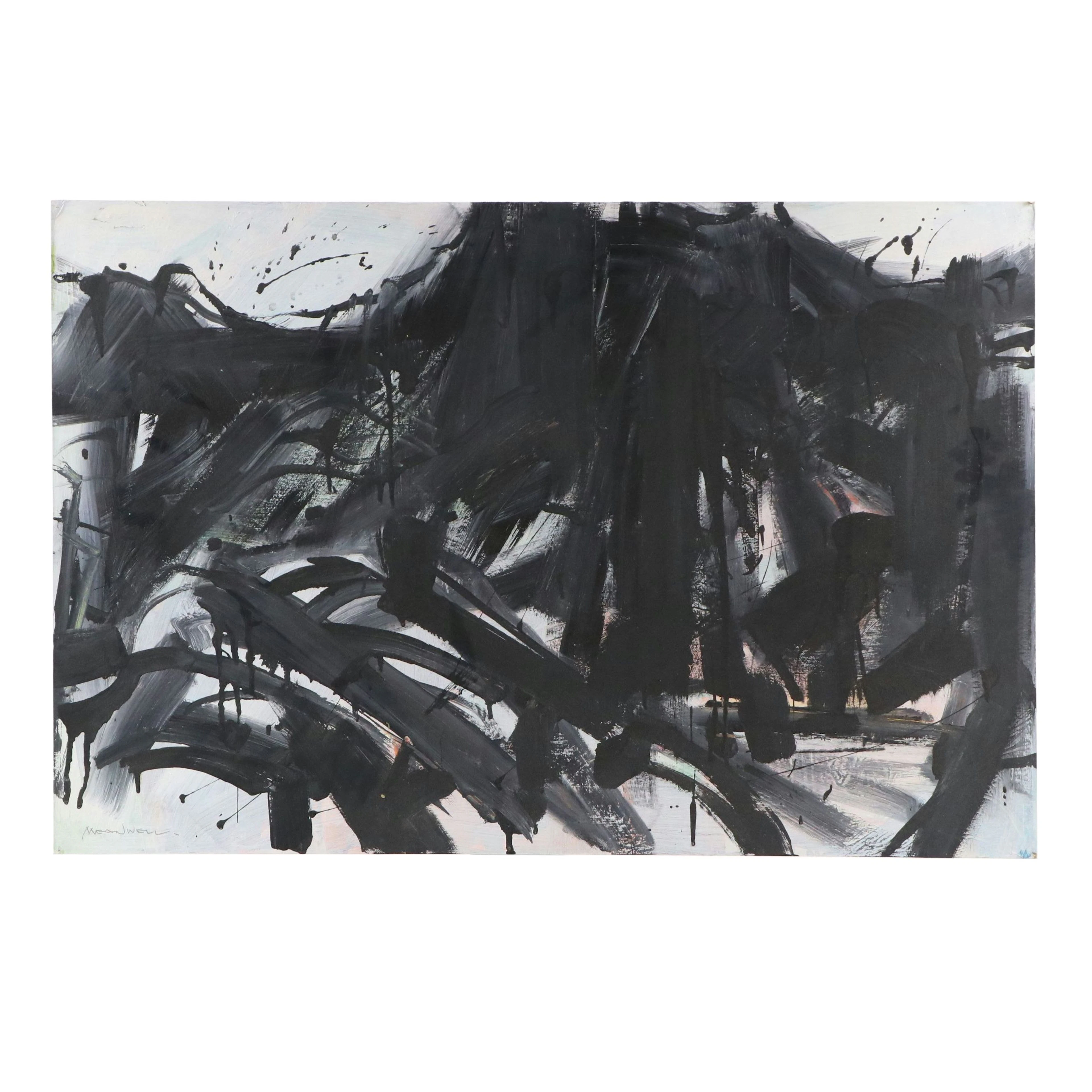 Jack Meanwell Acrylic Painting, Circa 2000