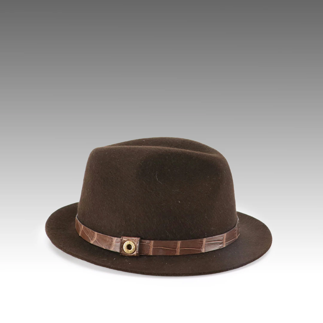Loro Piana Mink Fur Felt Trilby Hat