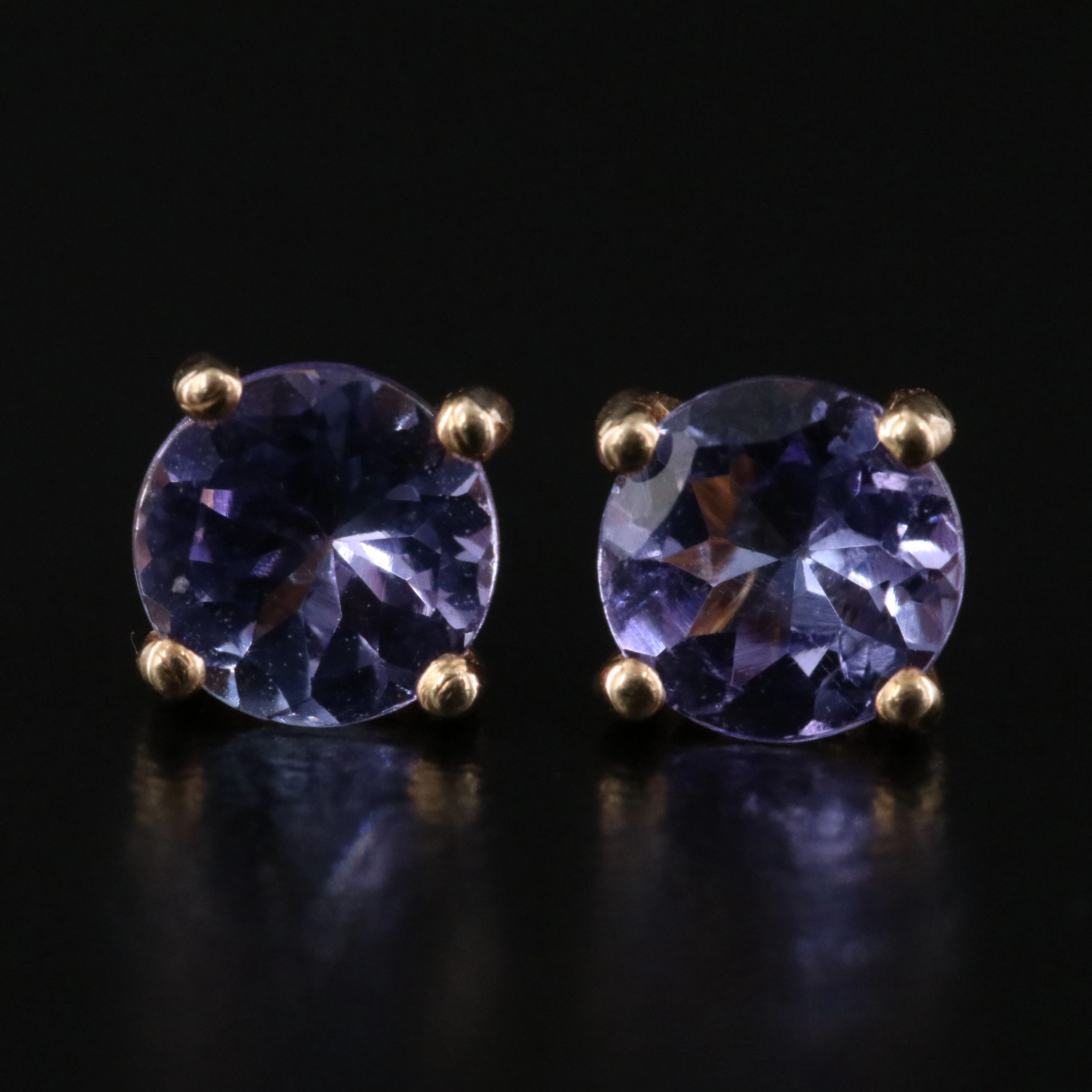 14K Tanzanite Earrings
