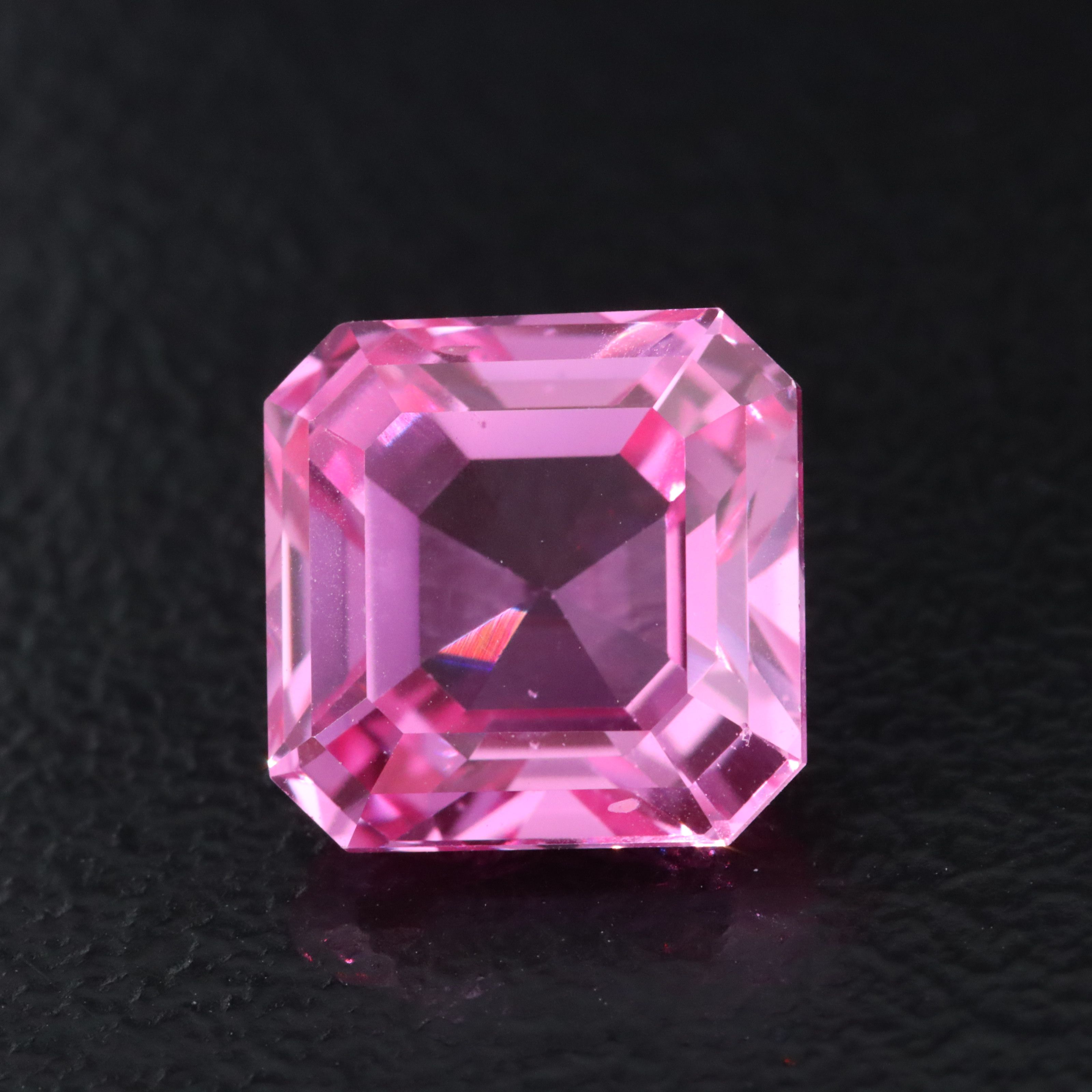 Loose 4.84 CT Lab Grown Pink Sapphire