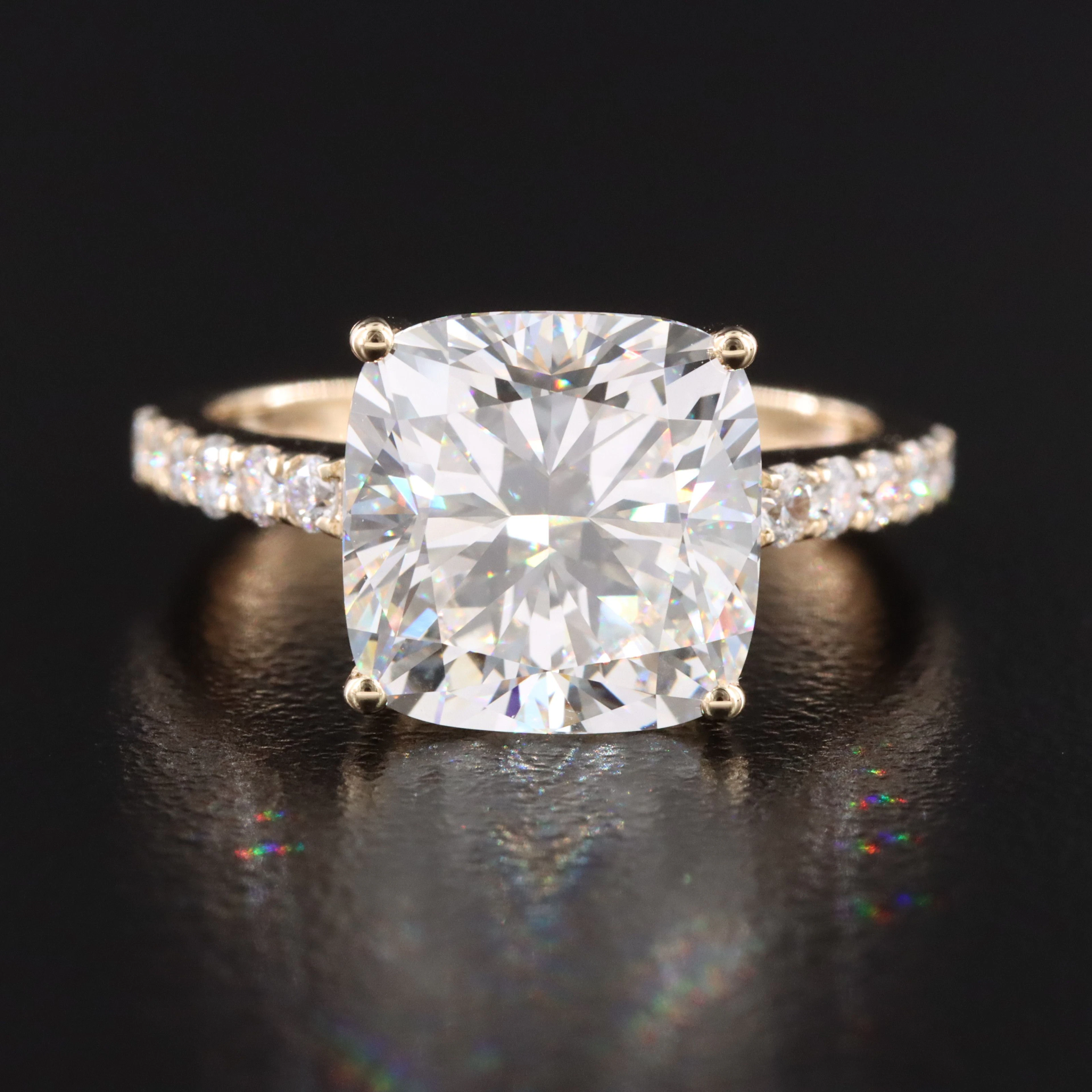 14K 5.18 CTW Lab Grown Diamond Ring with IGI Report