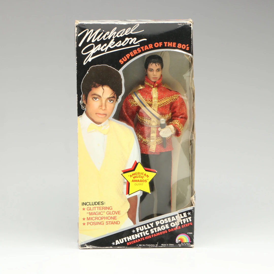 1984 LJN Michael Jackson American Music Awards Outfit Doll