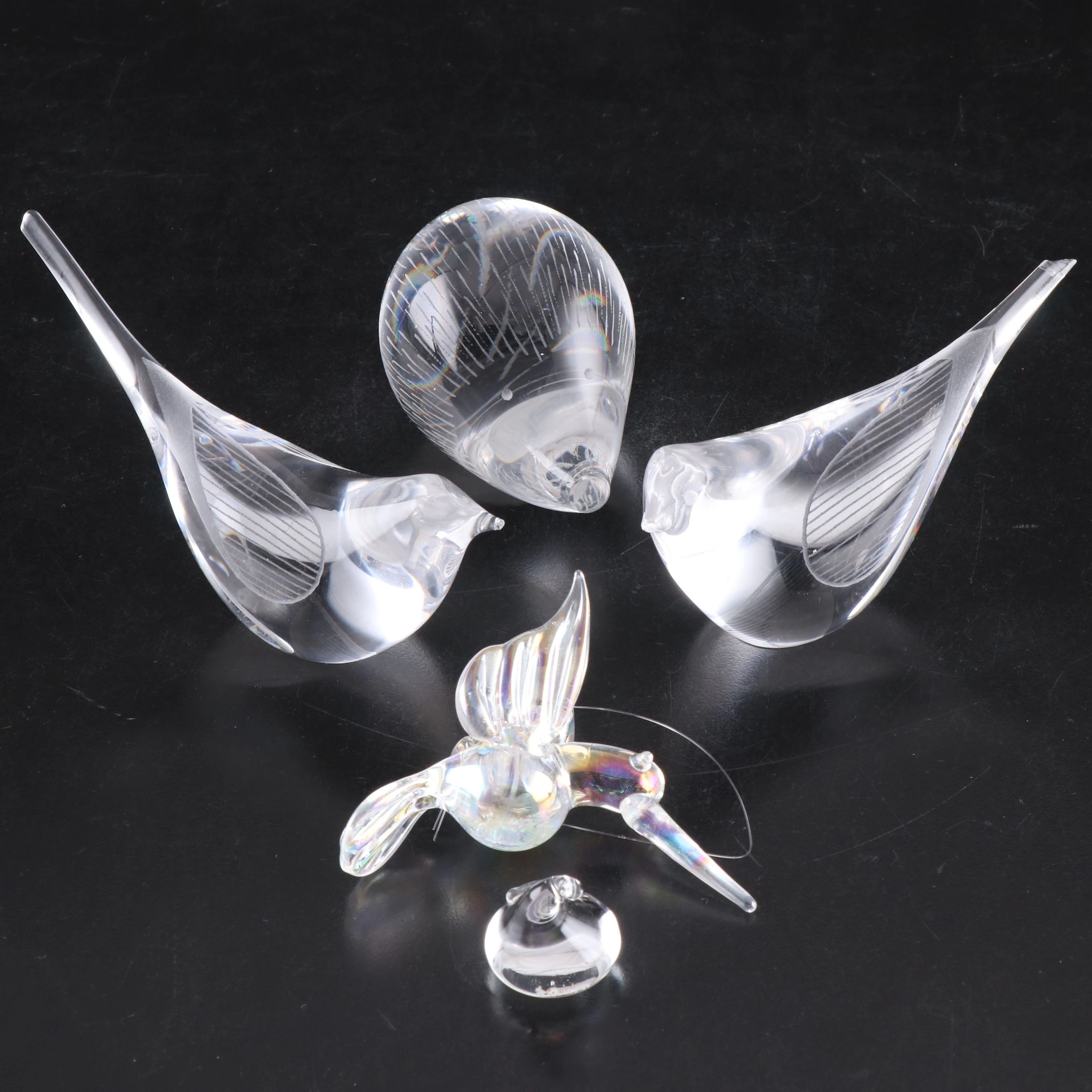Kosta Bird Figurines and Other Glass Décor