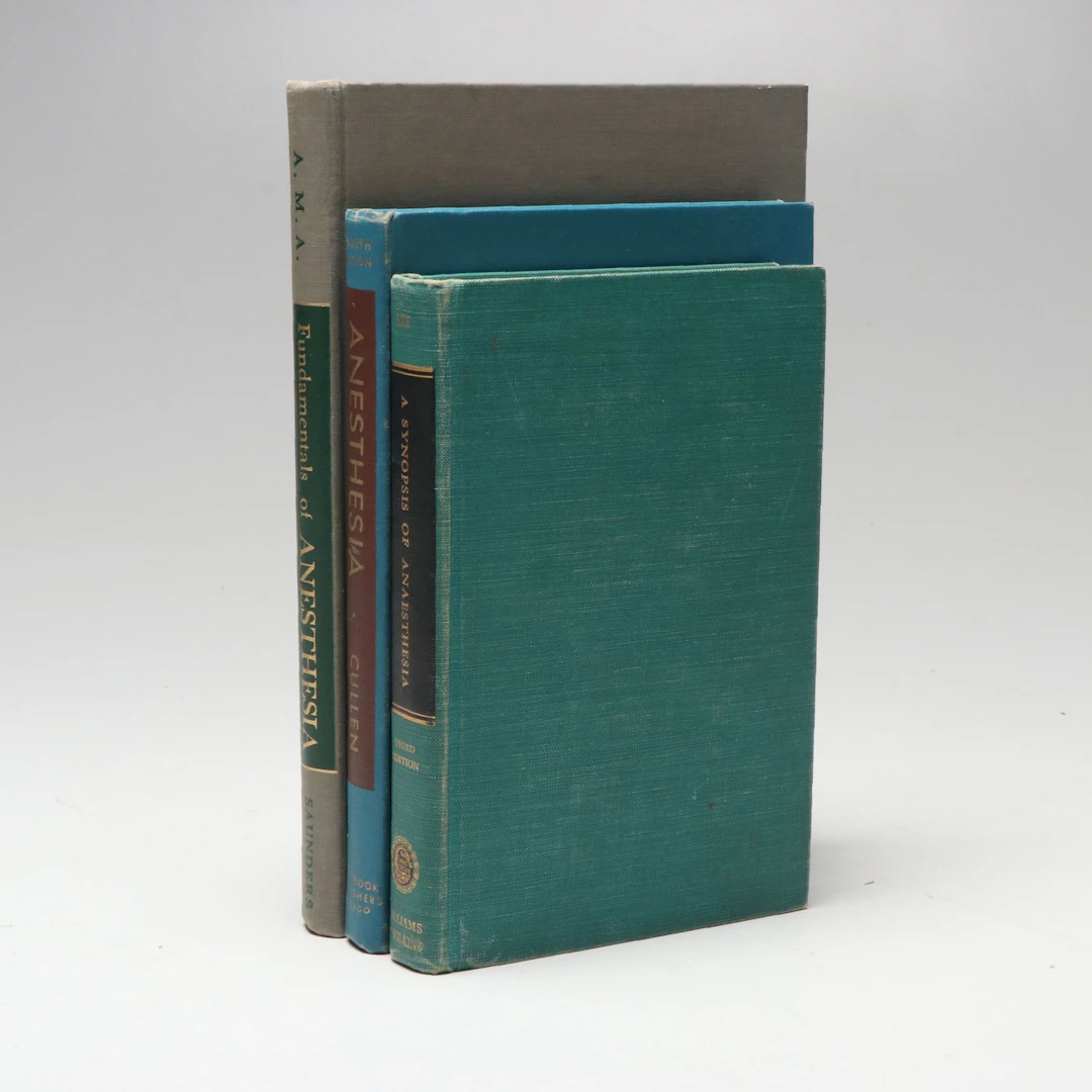 Third Edition "A Synopsis of Anæsthesia" by J. Alfred Lee and More Books