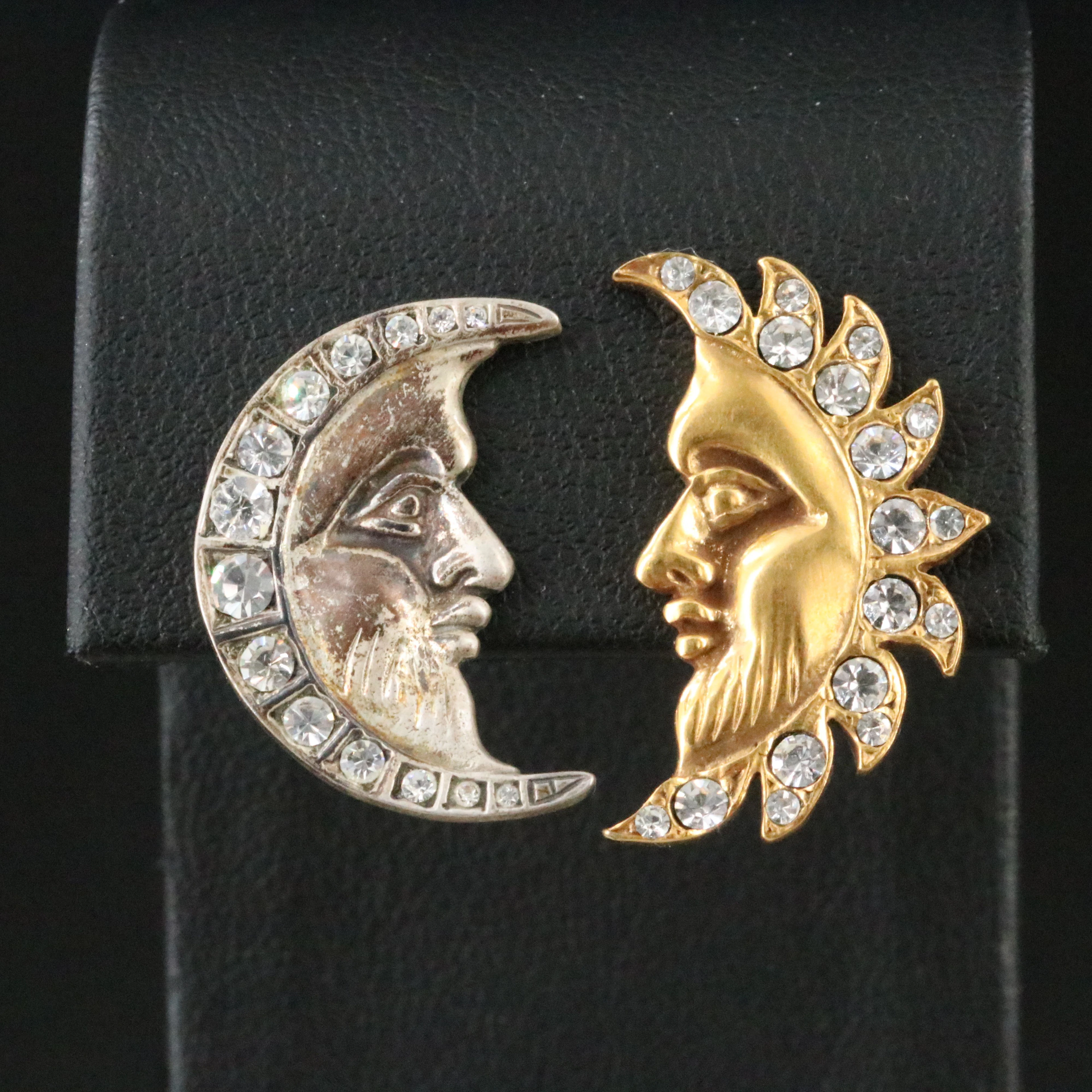 Metropolitan Museum of Art Sterling Rhinestone Celestial Earrings