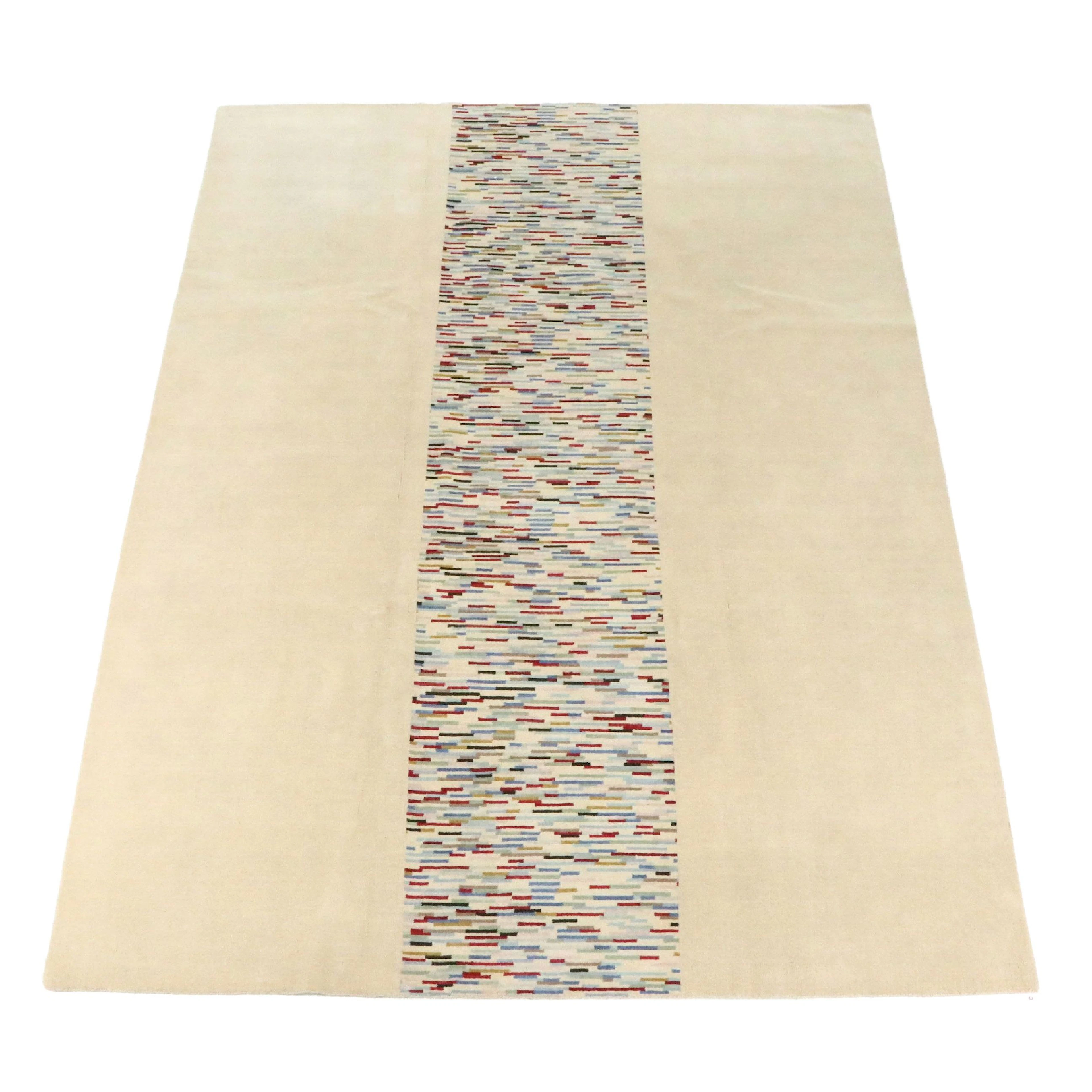 8'9 x 11'8 Hand-Knotted Indo-Persian Gabbeh Area Rug
