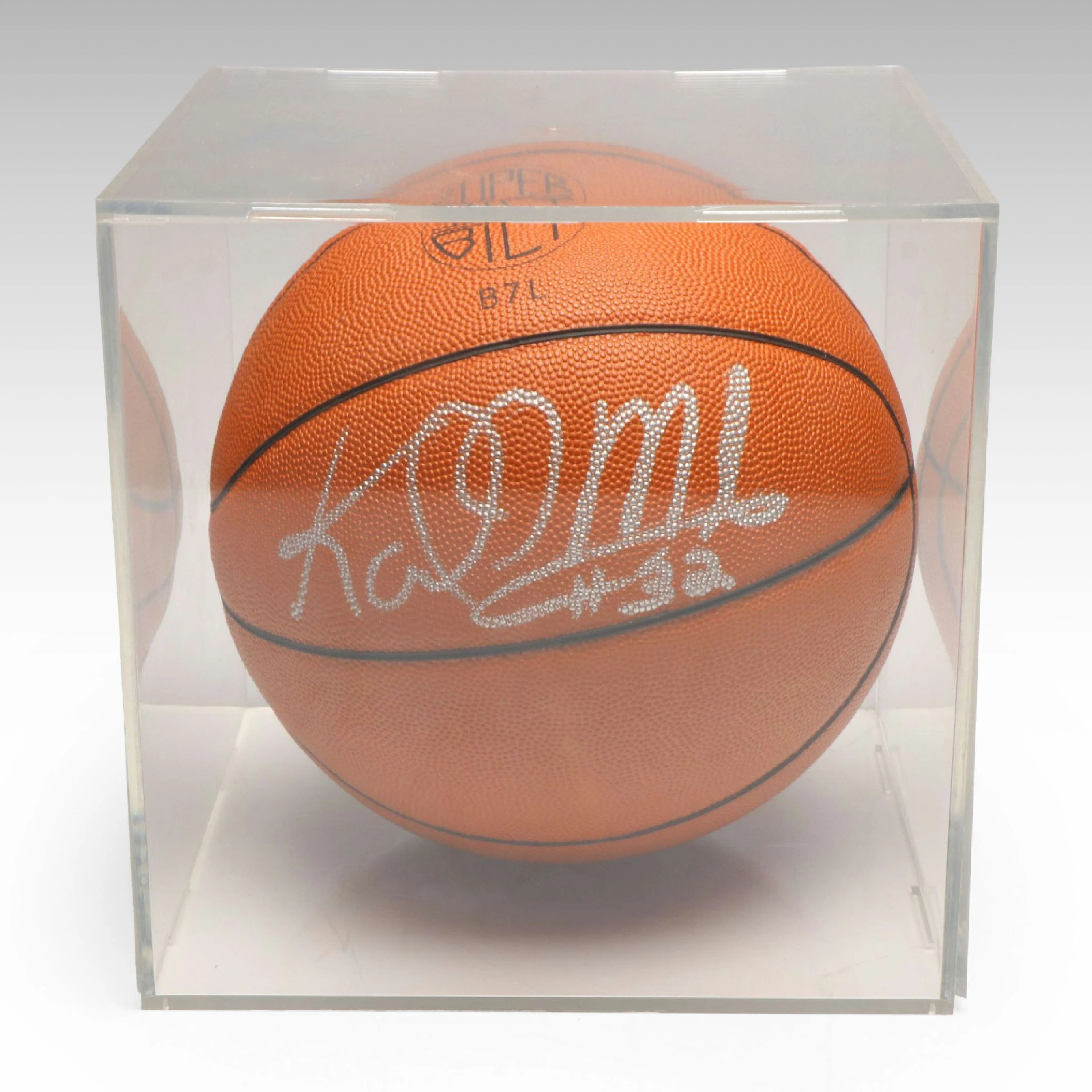 Karl Malone Signed Molten Official JB-77 1992 Olympic Games Basketball