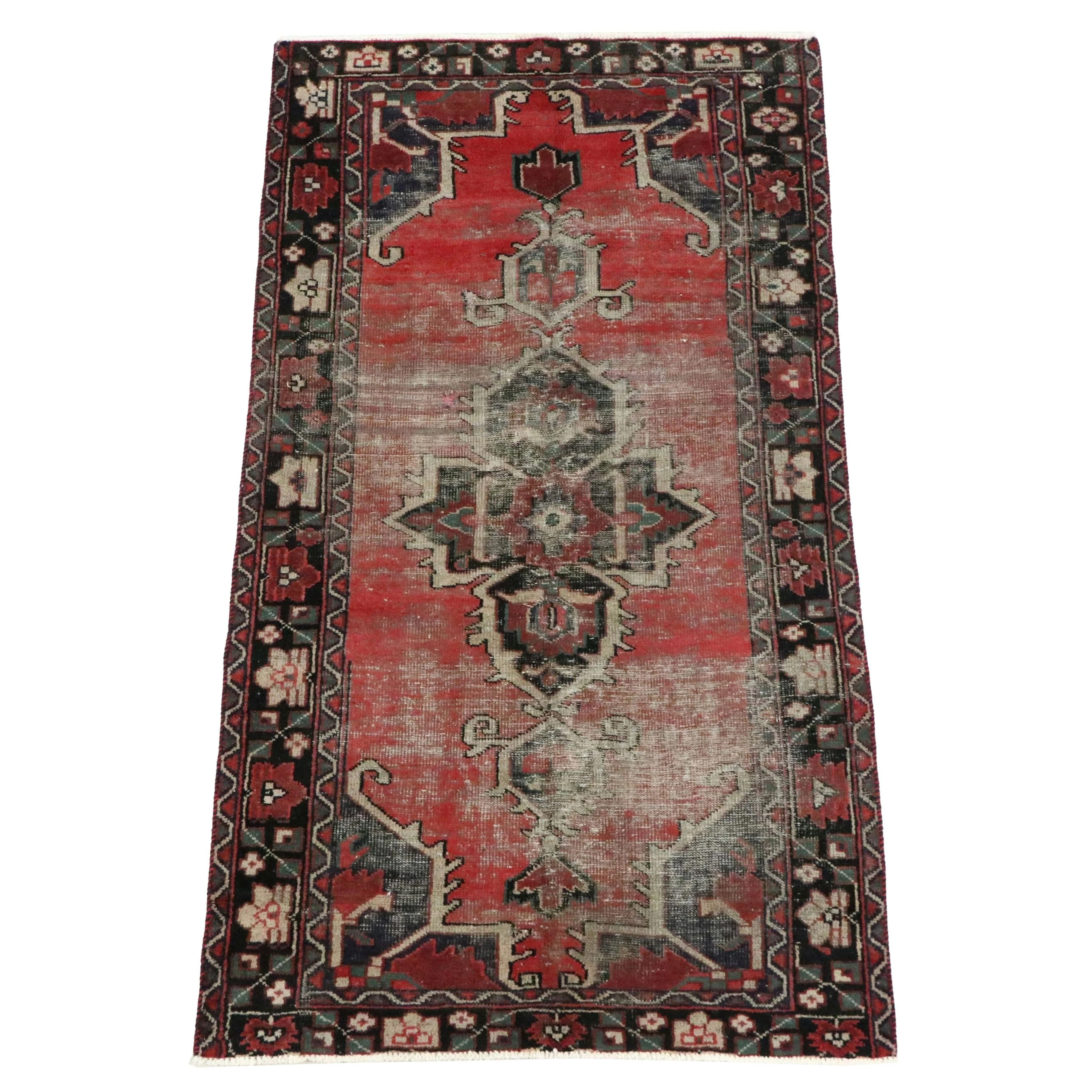 4' x 7'4 Hand-Knotted Persian Qashqai Area Rug