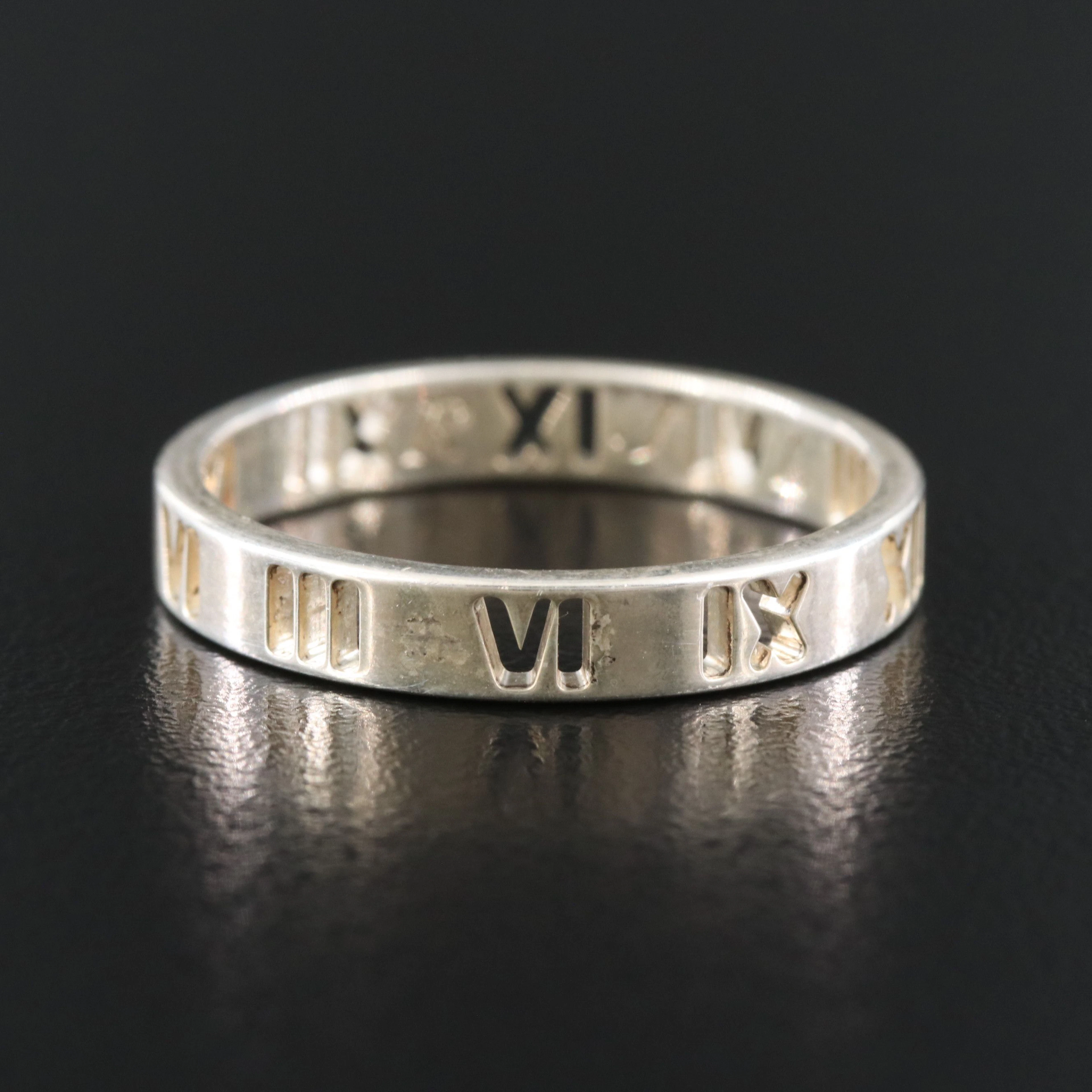 Tiffany & Co. Atlas Sterling Cut Out Band