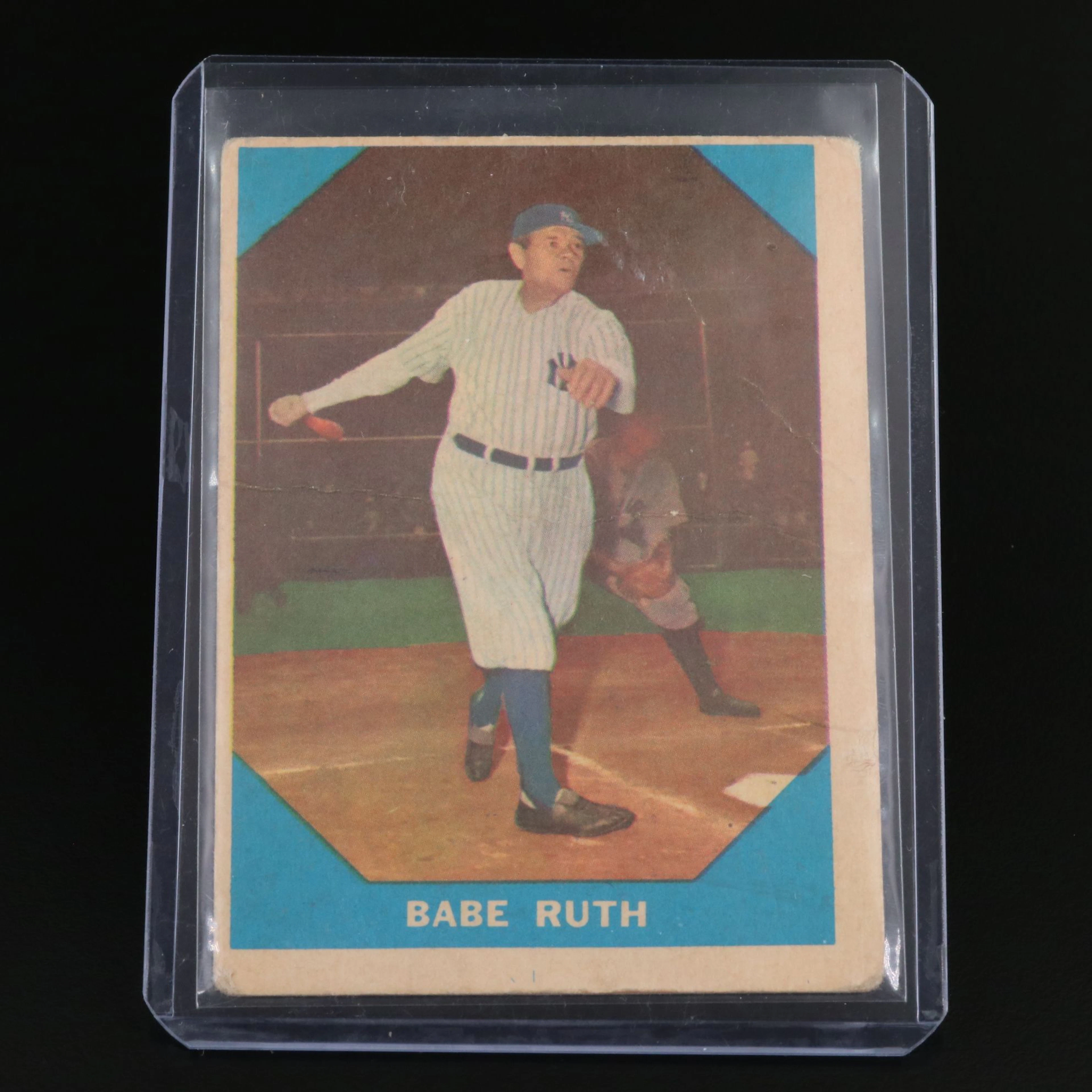 1960 Fleer Babe Ruth New York Yankees Baseball Card