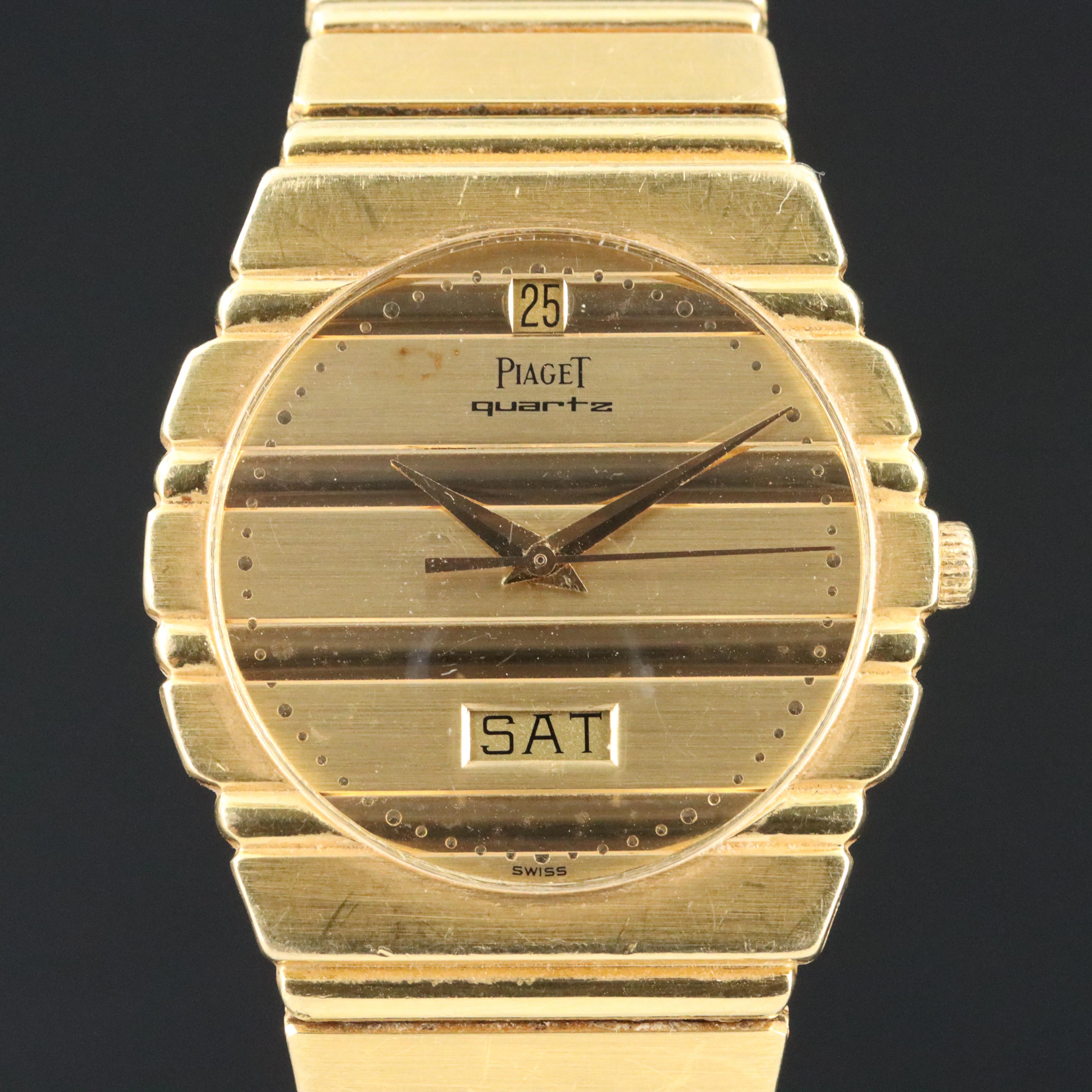 Piaget Polo Day-Date 18K Gold Watch