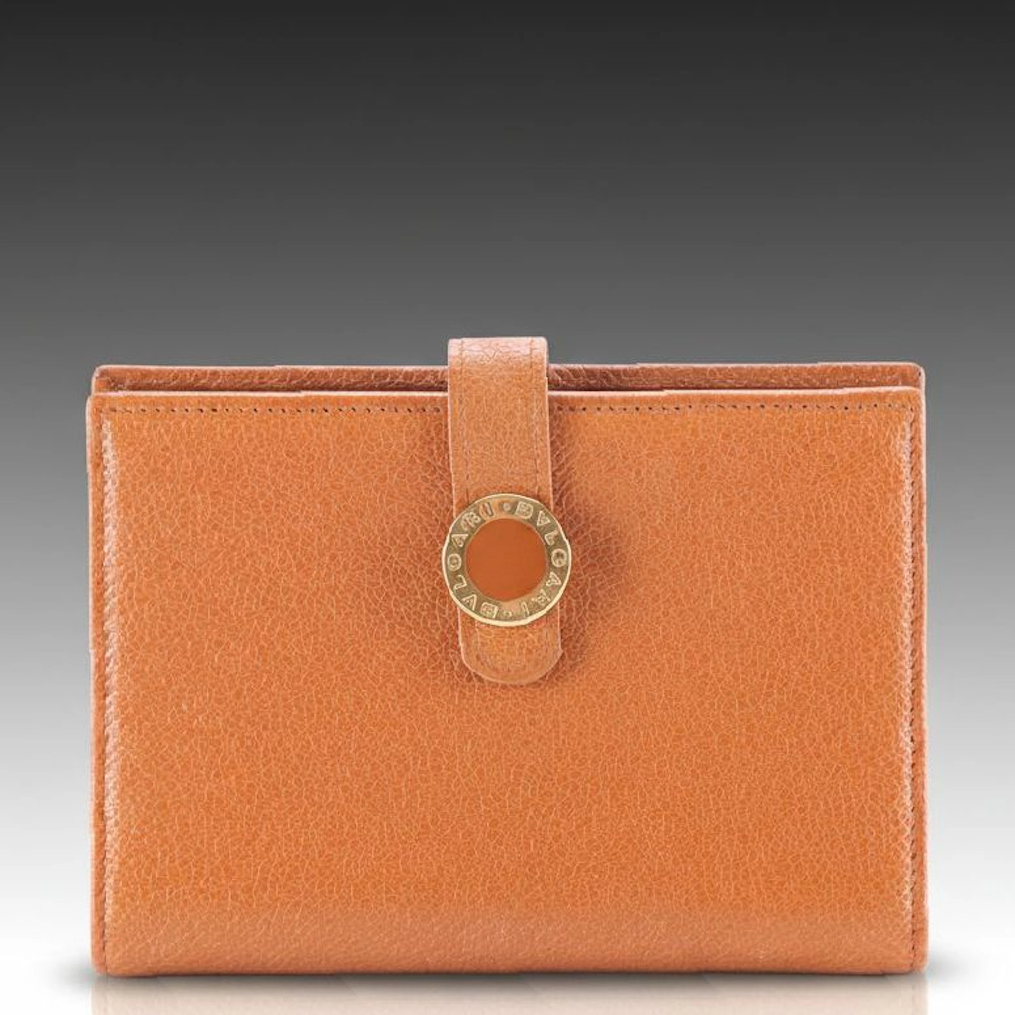 BVLGARI Small Ring Agenda Cover in Leather