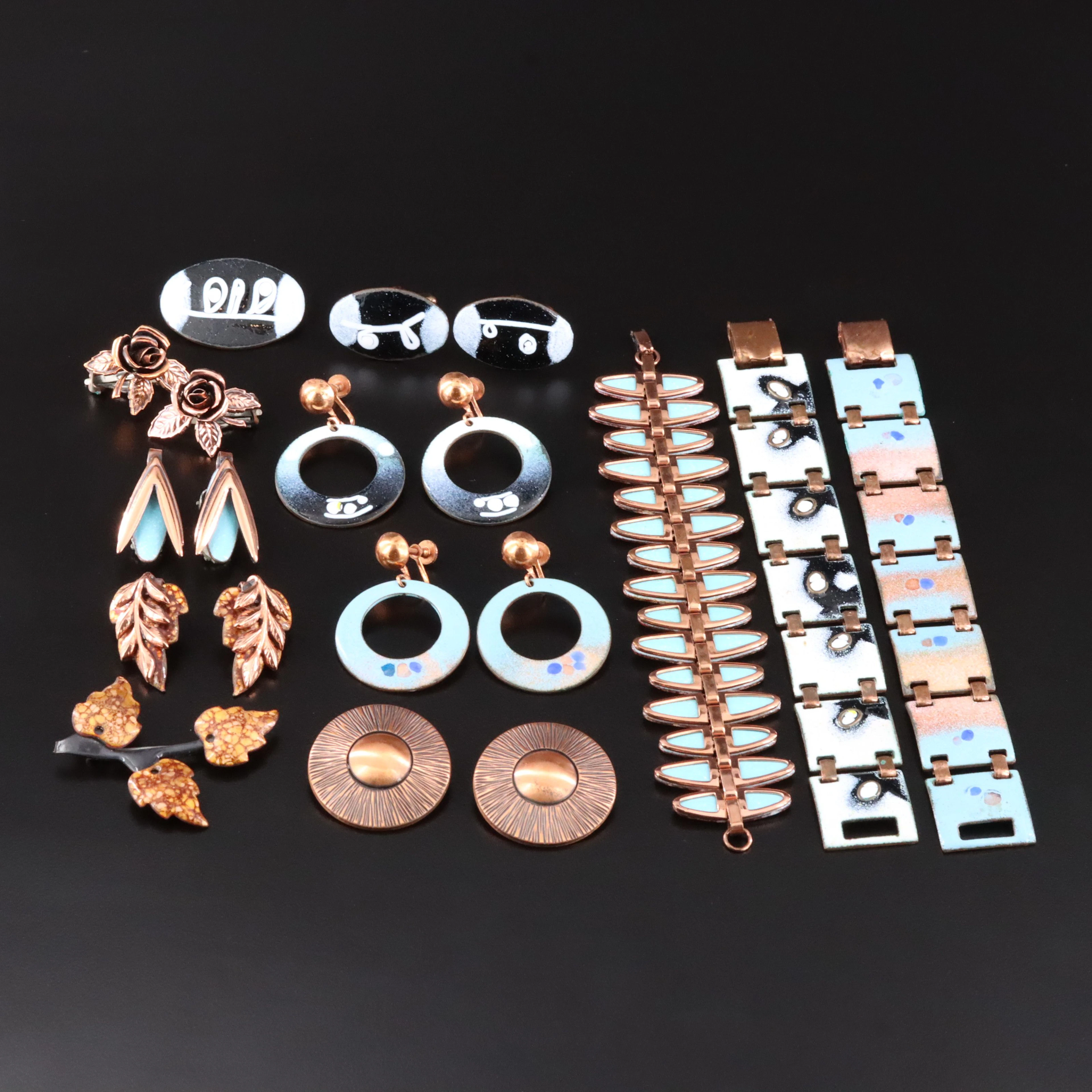 Renoir, Matisse and Copper Featured in Enamel Jewelry Collection