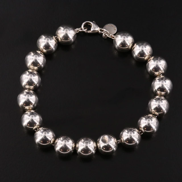 Tiffany & Co. Hardware Sterling Ball Bracelet