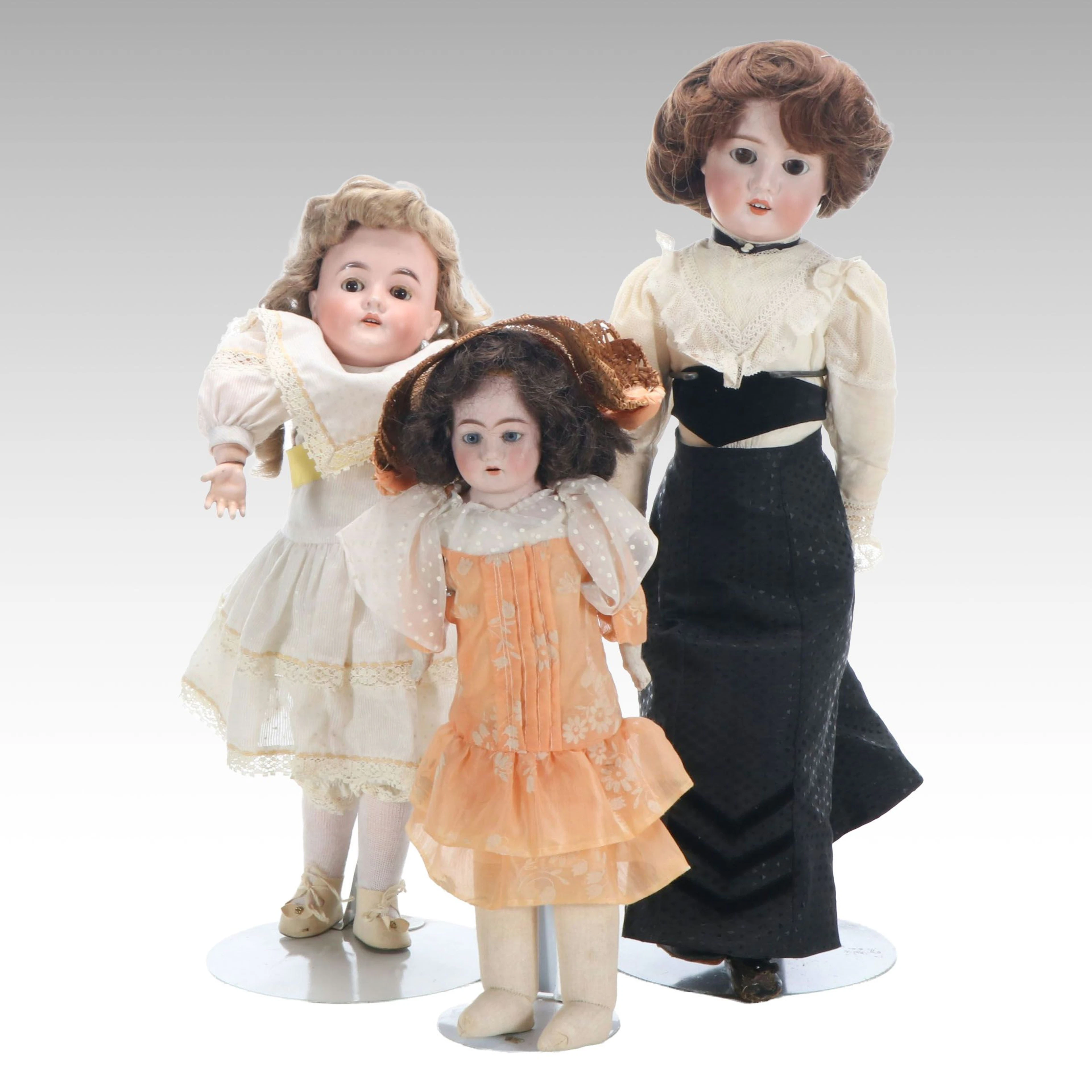 Porcelain and Cloth Dolls