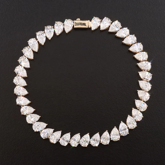 14K 11.21 CTW Lab Grown Diamond Line Bracelet