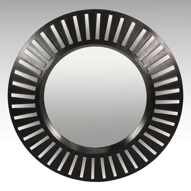 Z Gallerie Venice Sunburst Round Wall Mirror
