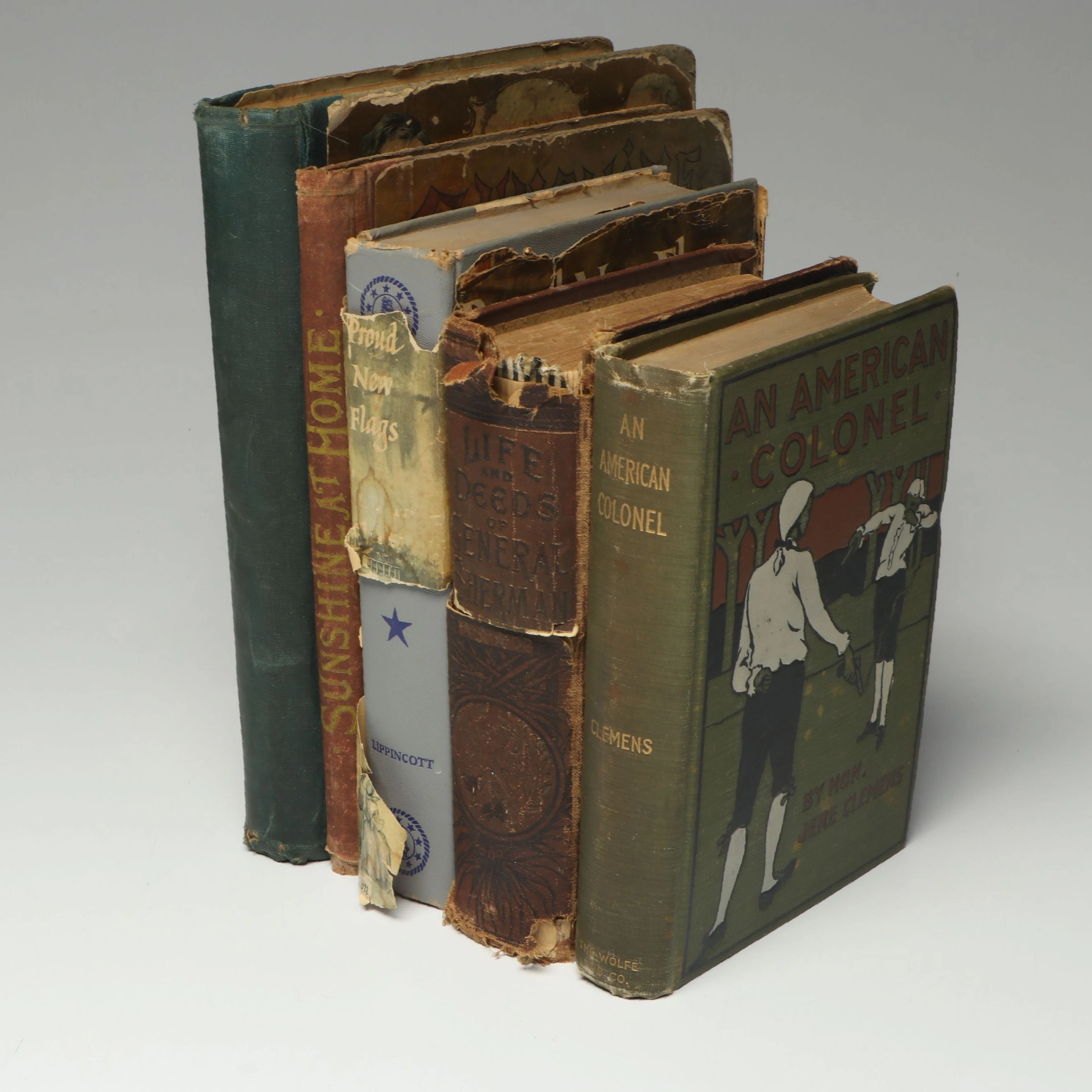 "An American Colonel," "Story of our Country," and More Antique Books