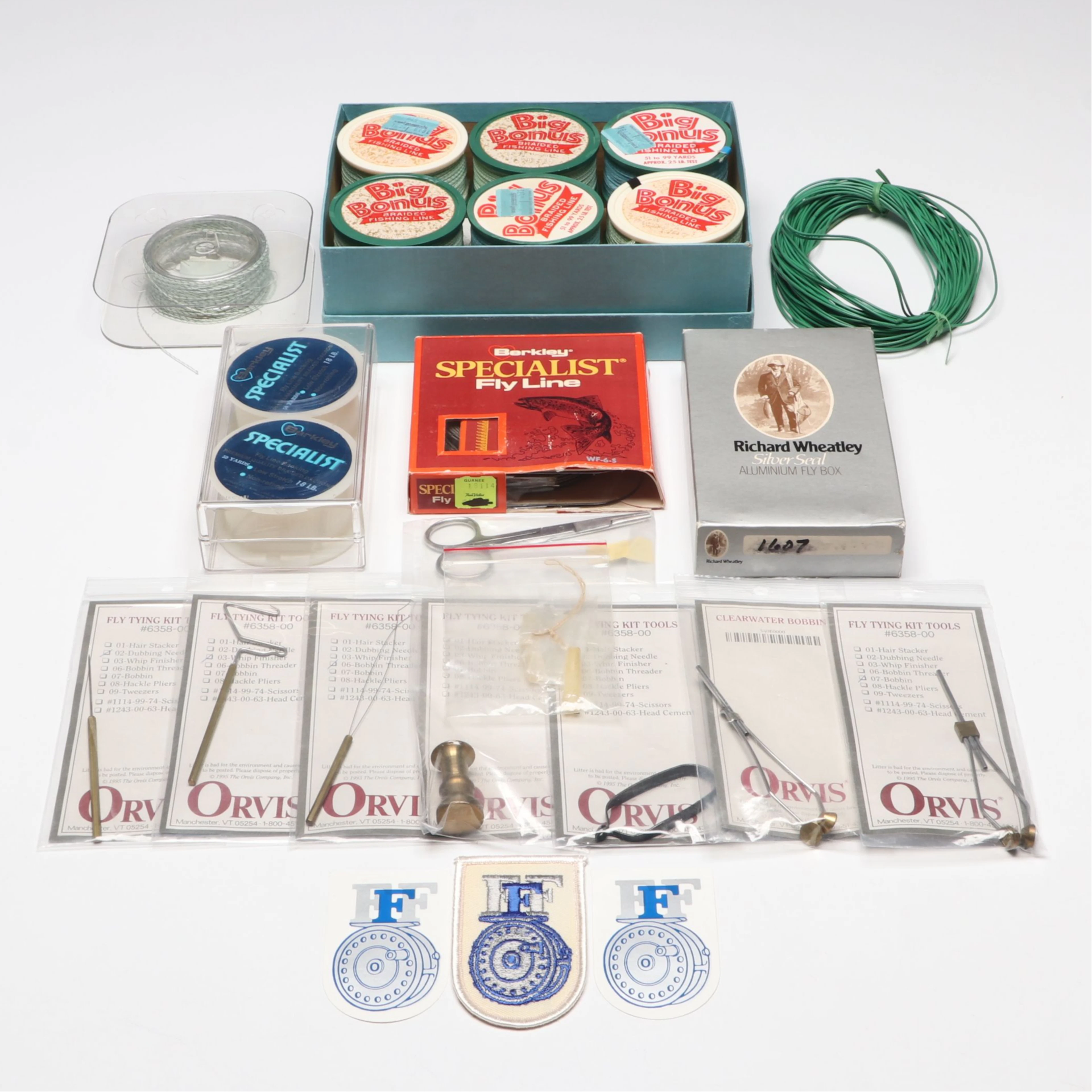 Big Bonus Braided Fishing Lines, Orvis Fly Tying Kit Tools and More
