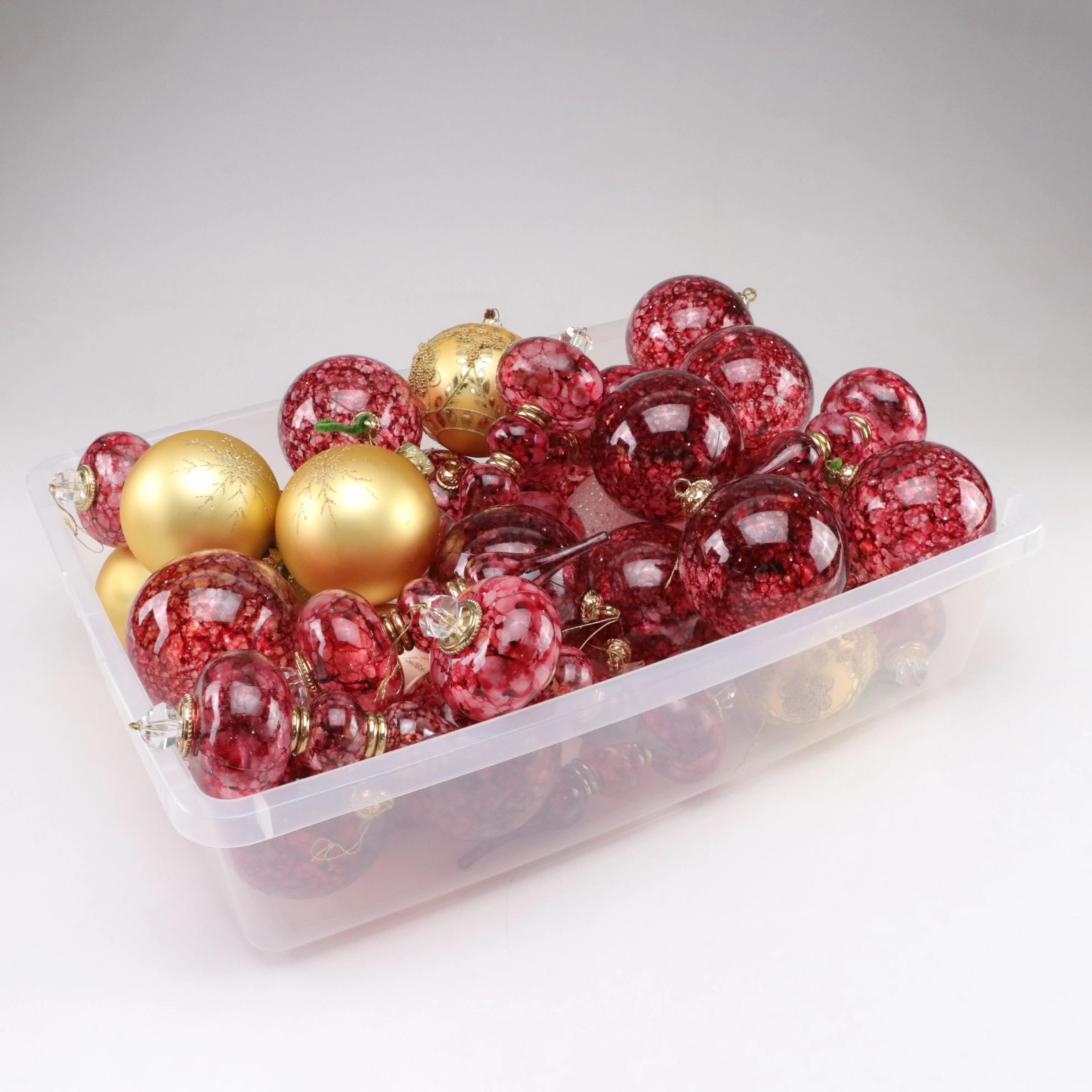 Thirty-Eight Christmas Ornaments