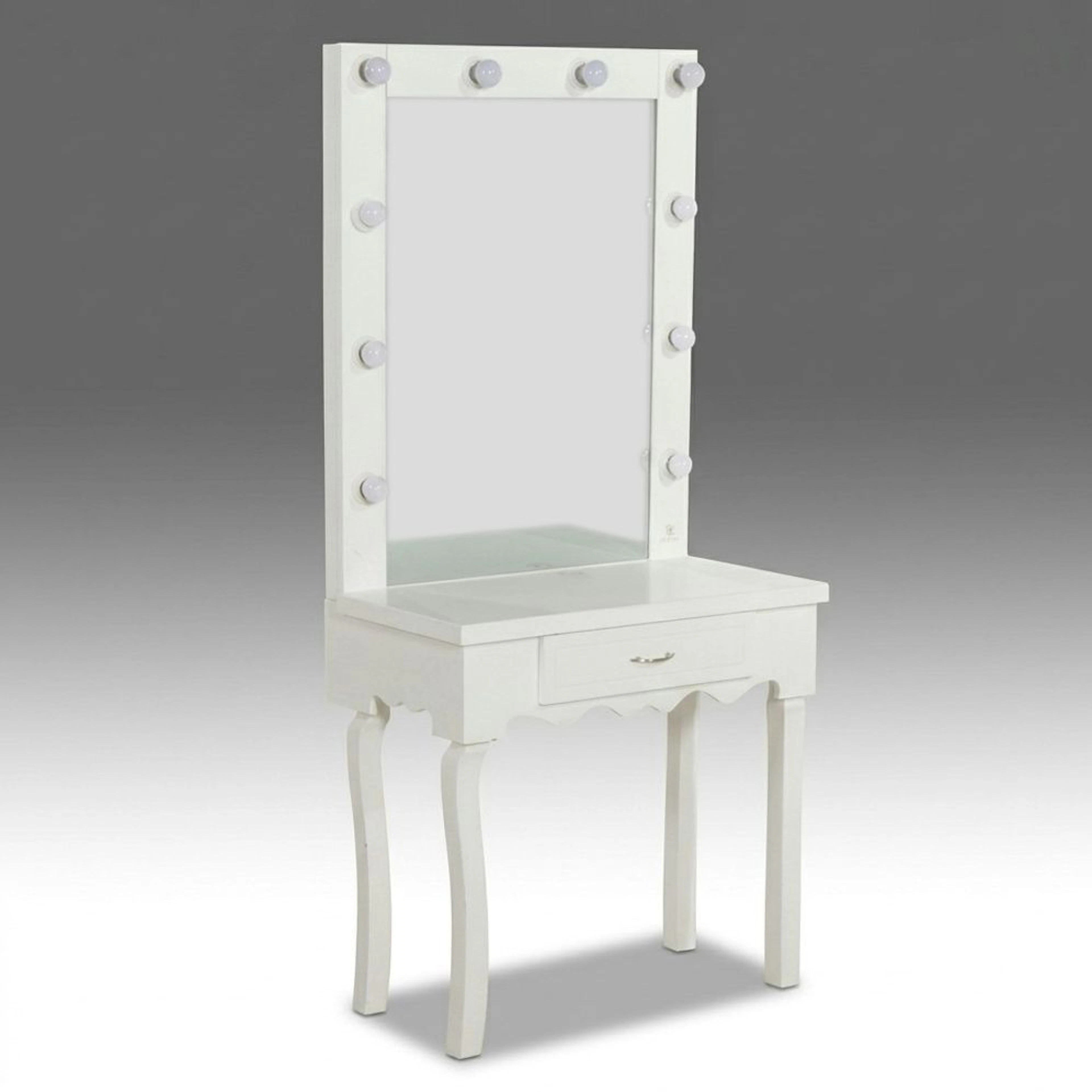 Vanity Table with Lighted Mirror, 21st Century