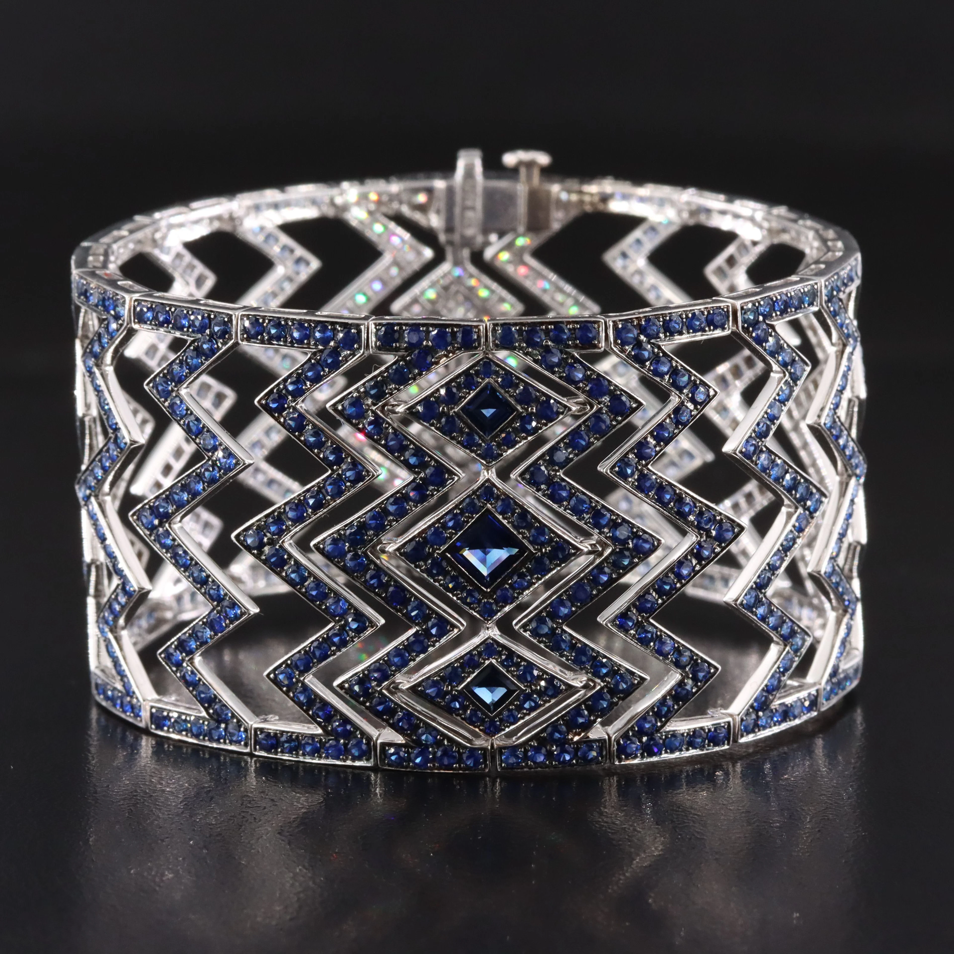 Stephen Webster 18K Lady Stardust Sapphire and 1.20 CTW Diamond Bracelet