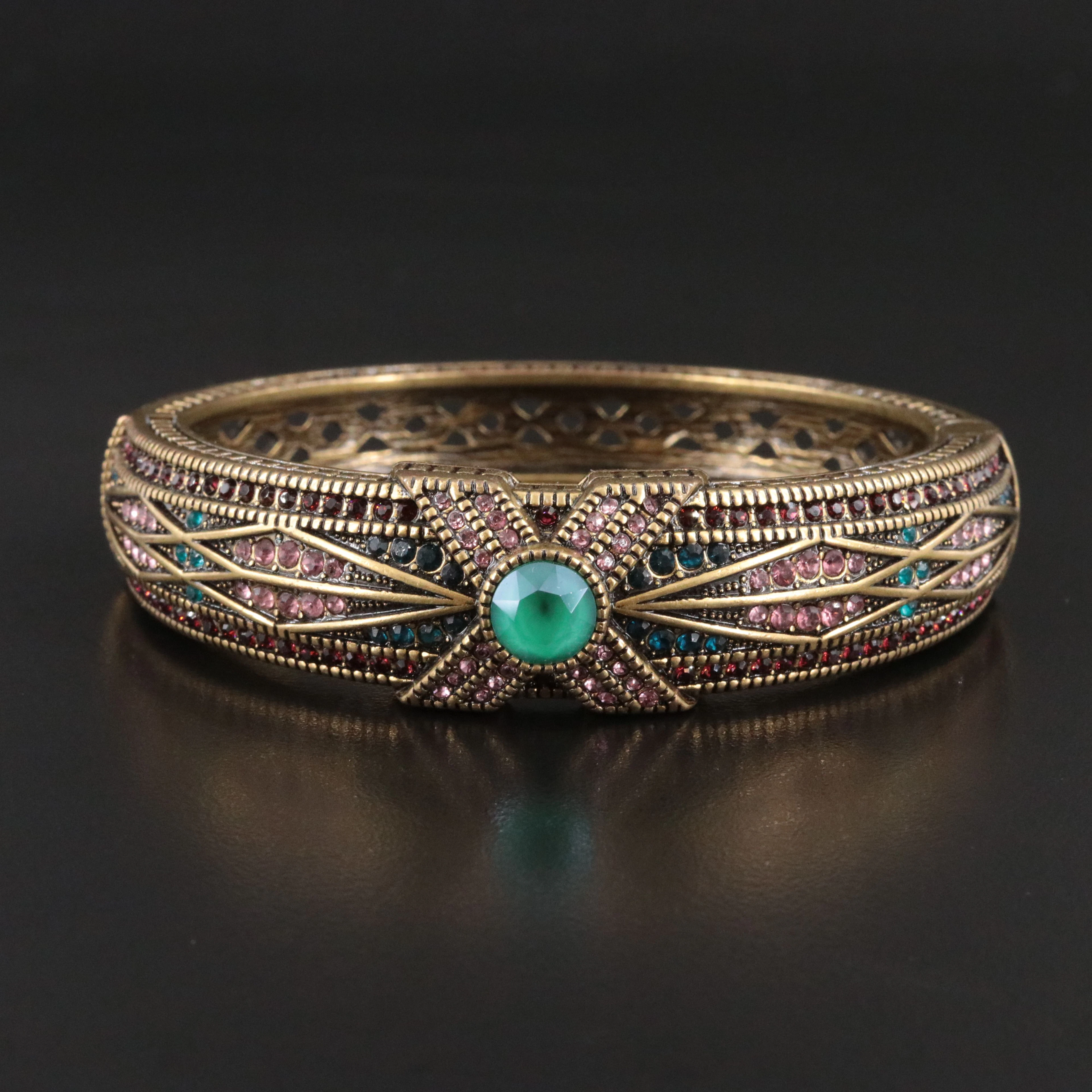 Heidi Daus Clamper Rhinestone Cuff