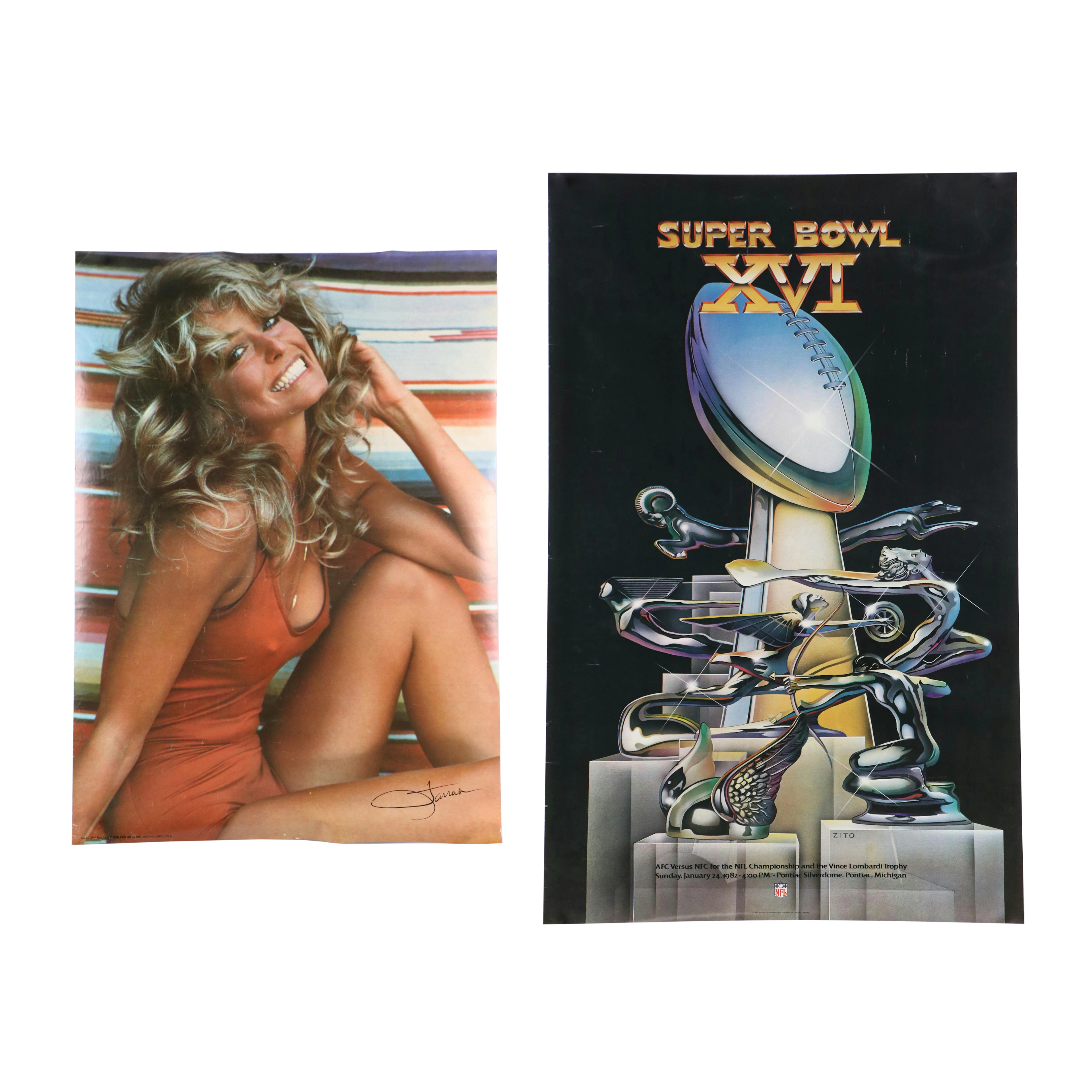 1976 Farrah Fawcett Poster and More
