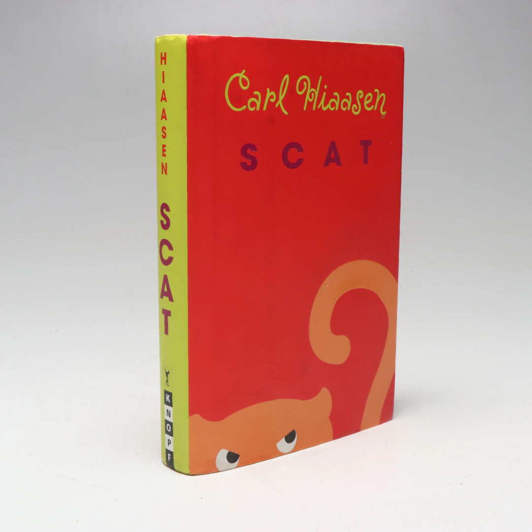 Signed First Edition "Scat" by Carl Hiaasen, 2009