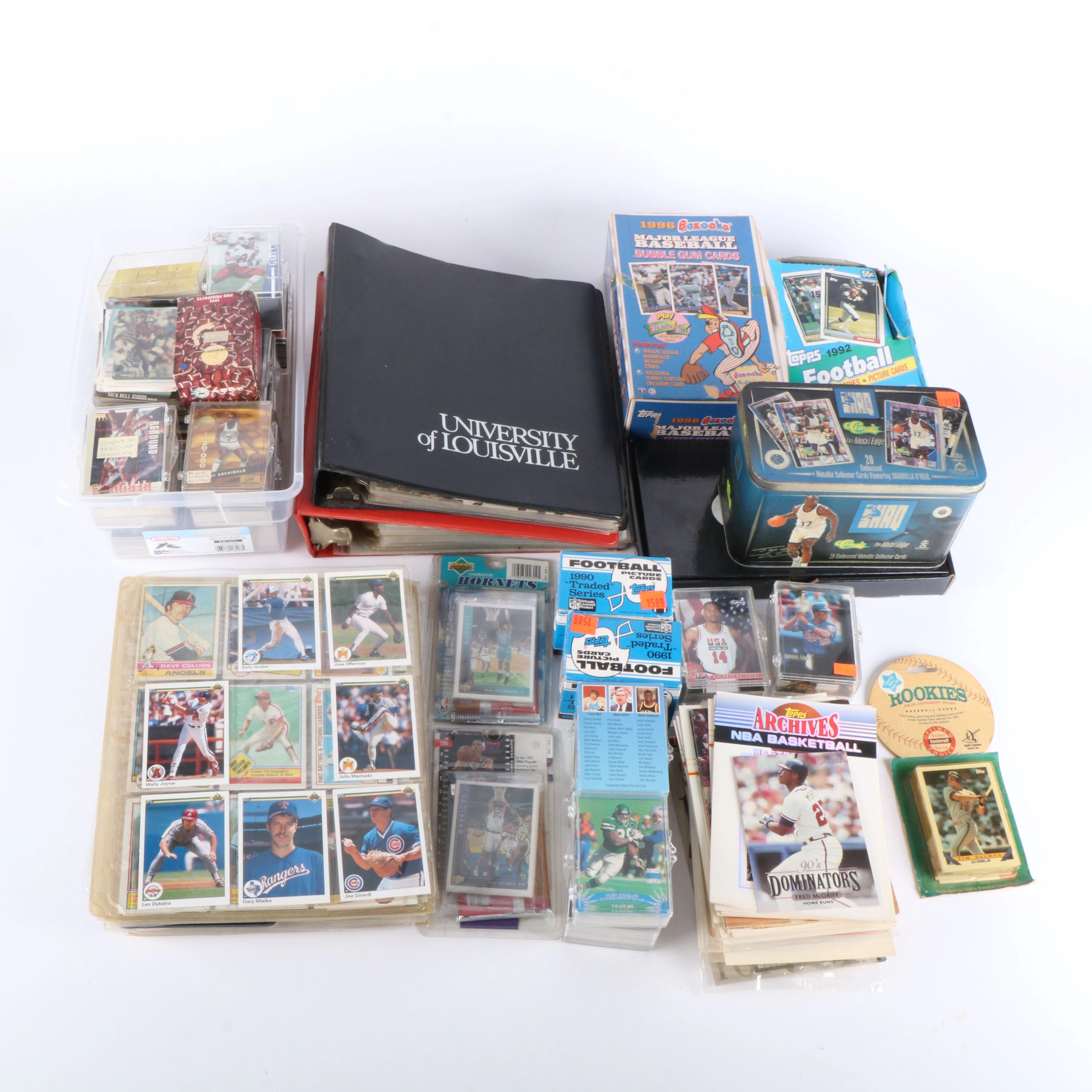 Topps with Other Sports Cards Featuring Wayne Gretzky and Ken Griffey Jr.