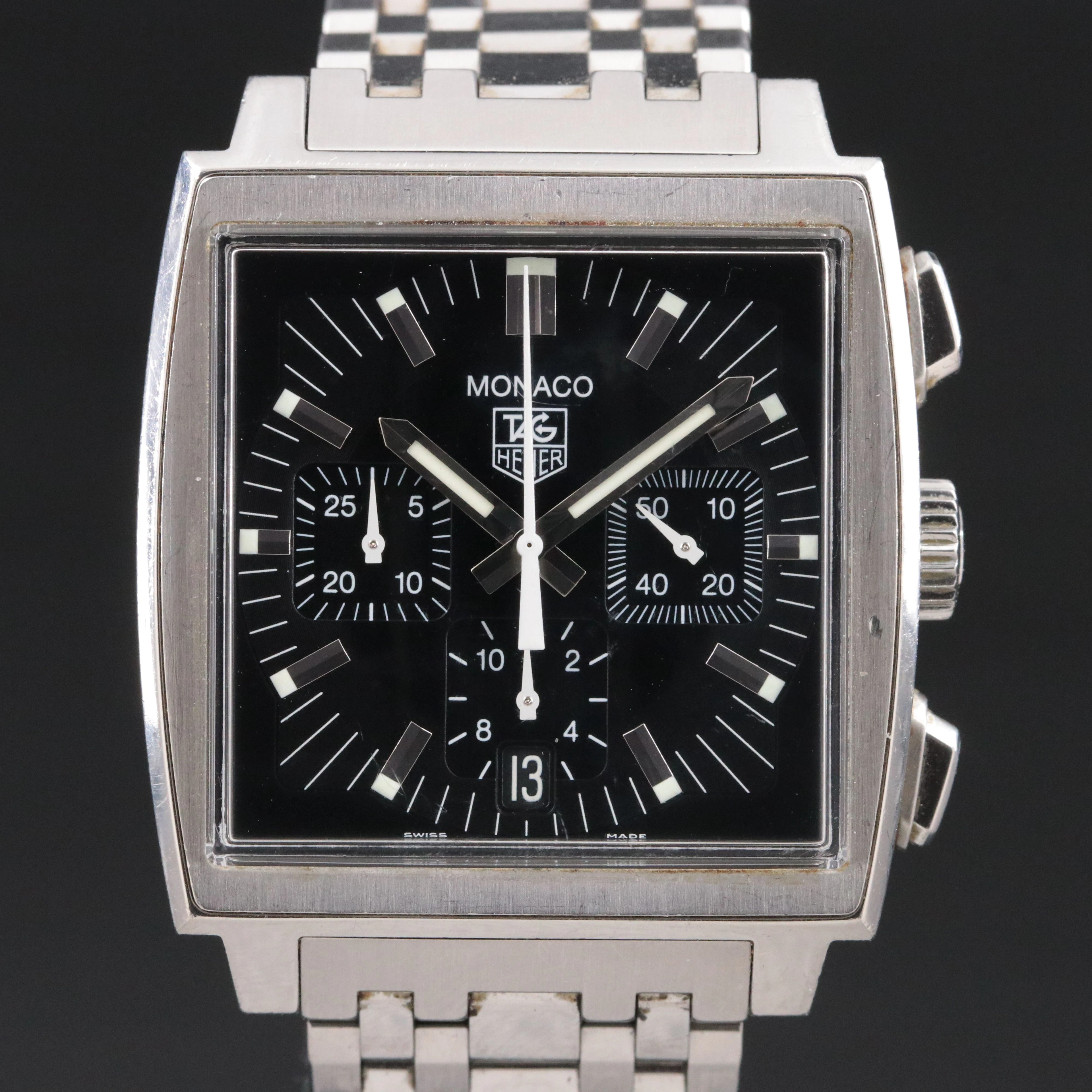 TAG Heuer Monaco Chronograph Steel Automatic Watch