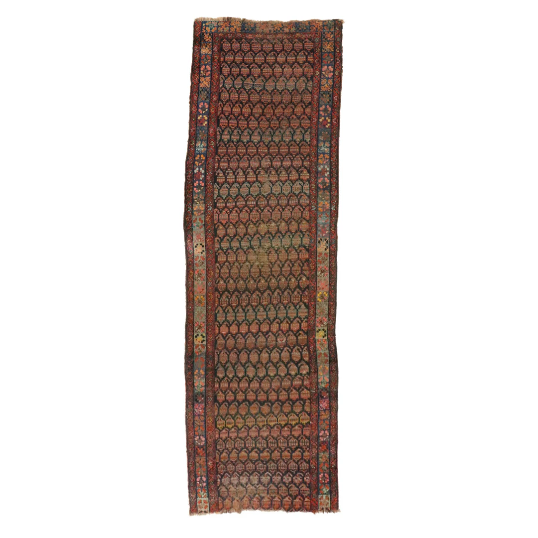 4'11 x 16'4 Hand-Knotted Persian Seraband Long Rug Remnant