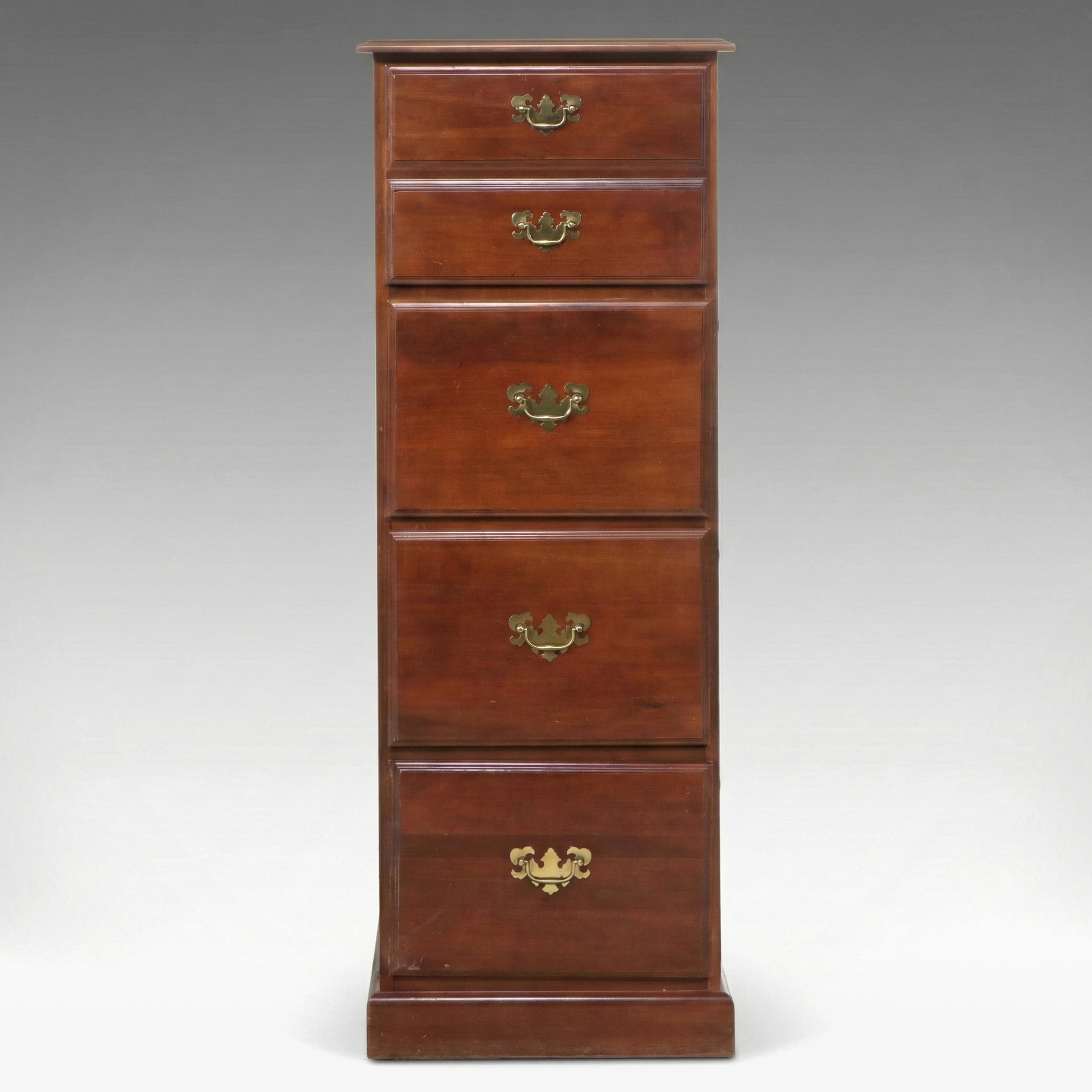 Riverside Furniture American Colonial Style Cherry Finish Filing Cabinet