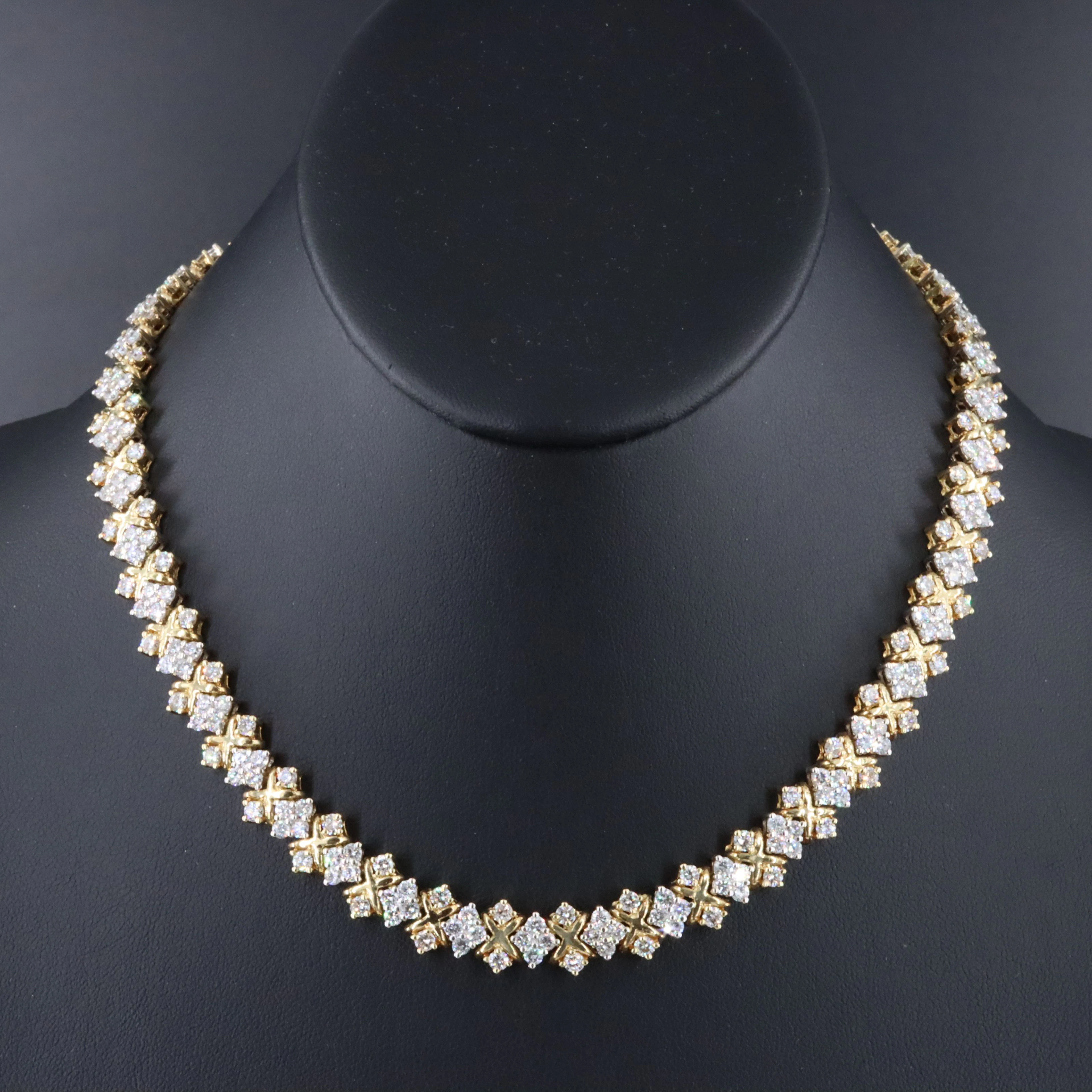 14K 17.49 CTW Diamond Necklace