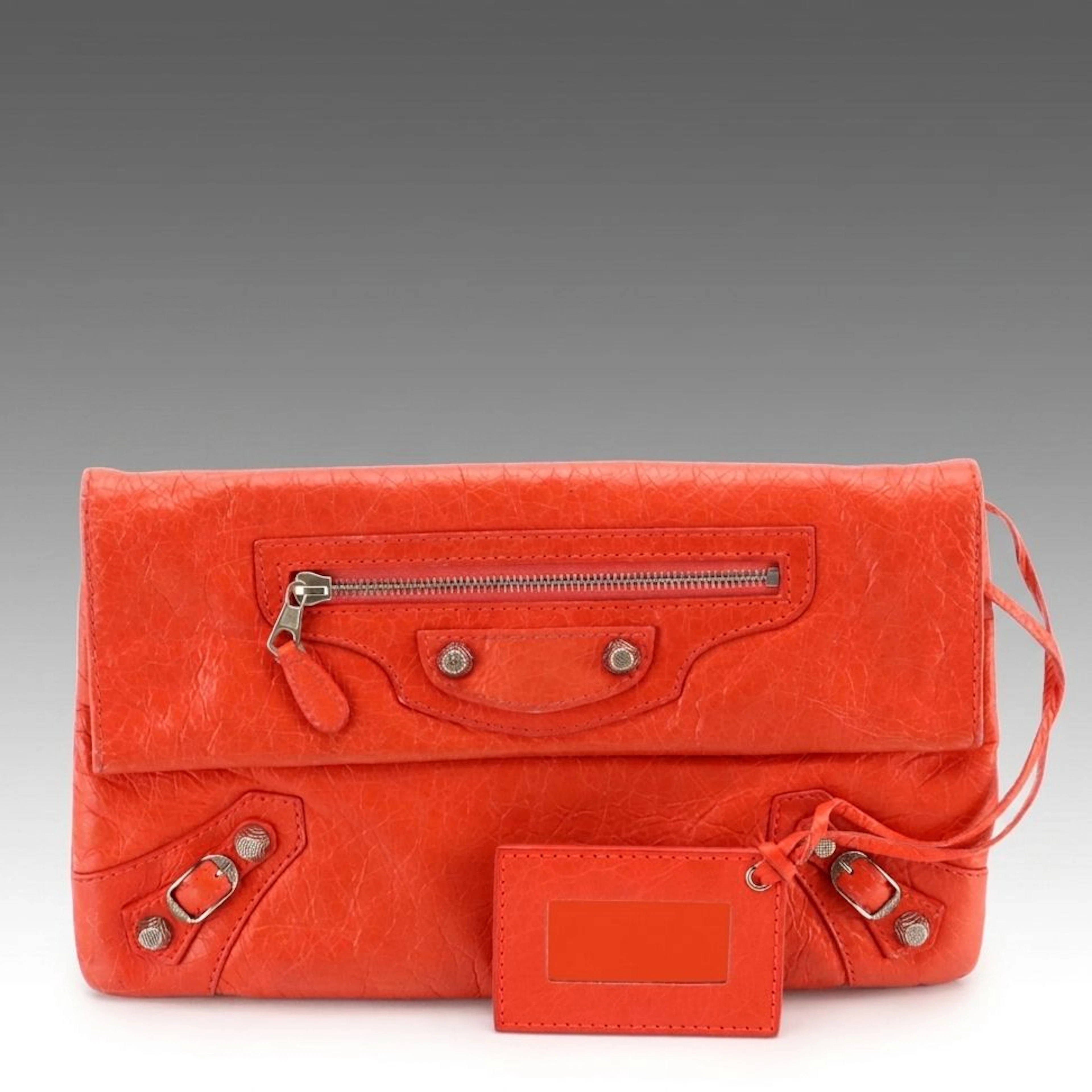 Balenciaga Grain Leather Giant 12 Envelope Clutch
