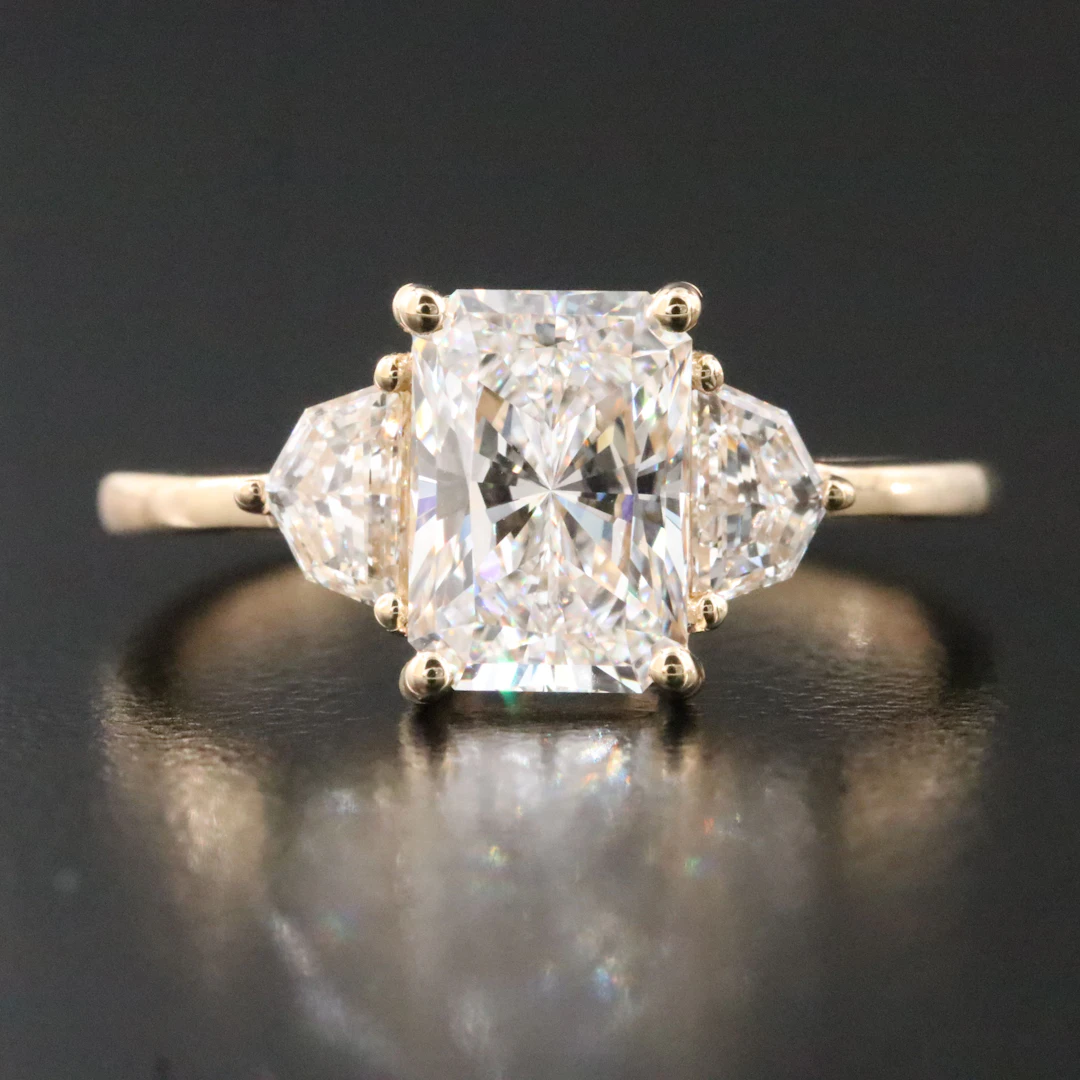 14K 2.01 CTW Lab Grown Diamond Ring with IGI Report