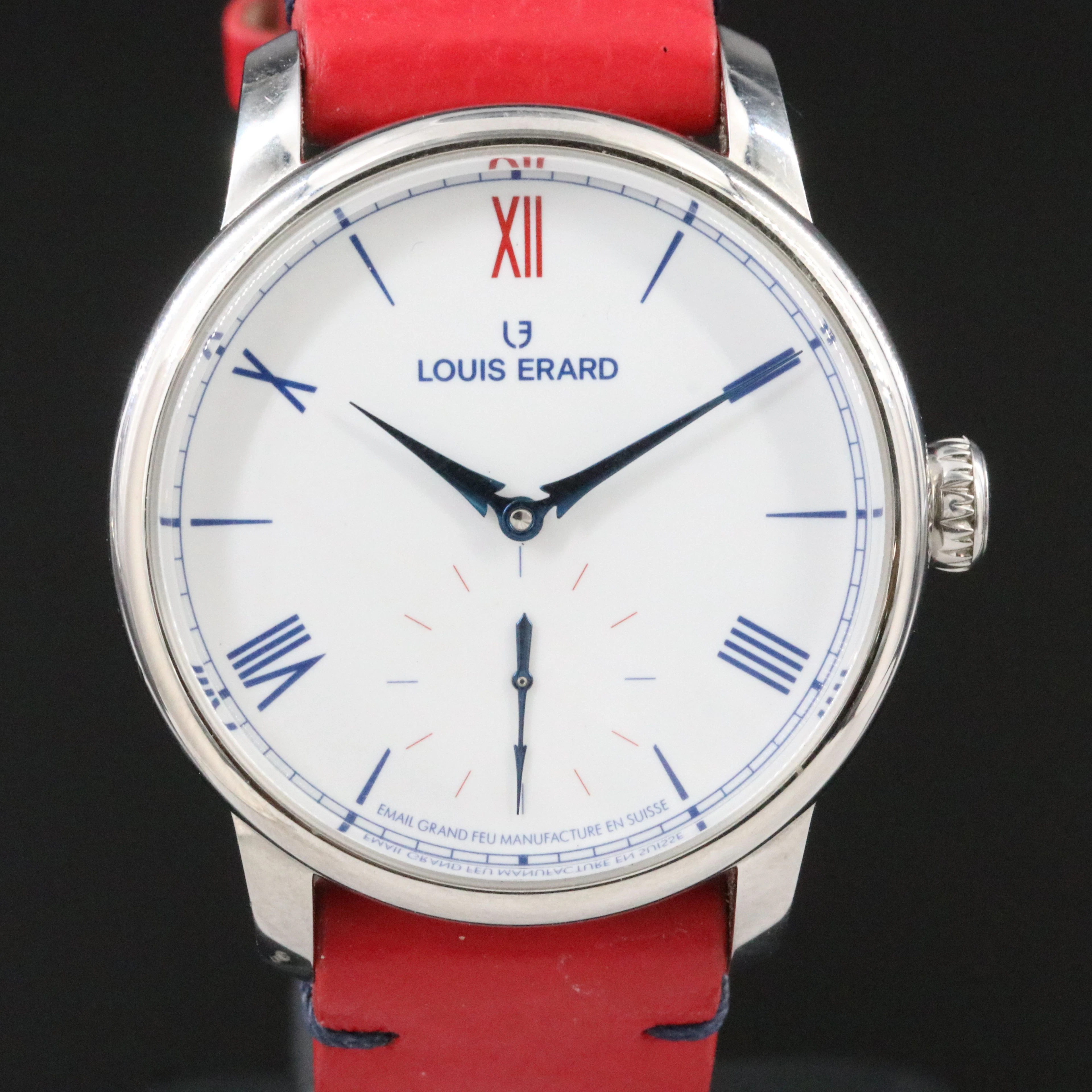 Louis Erard Excellence Email Grand Feu II Stainless Steel Automatic Watch