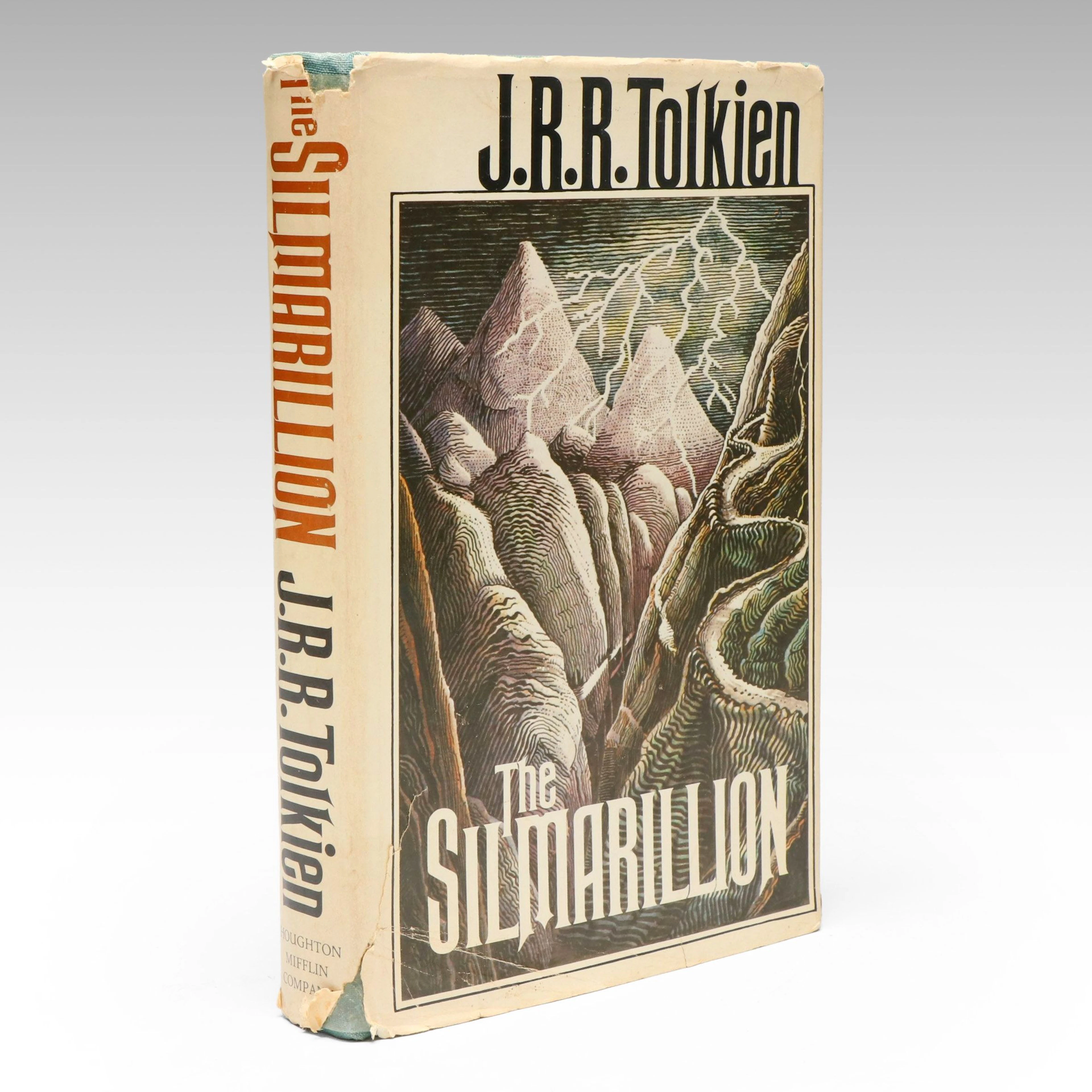 First American Edition "The Silmarillion" by J. R. R. Tolkien with Map, 1977