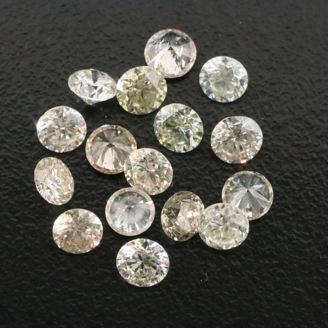 Loose 3.66 CTW Diamond Melee Lot