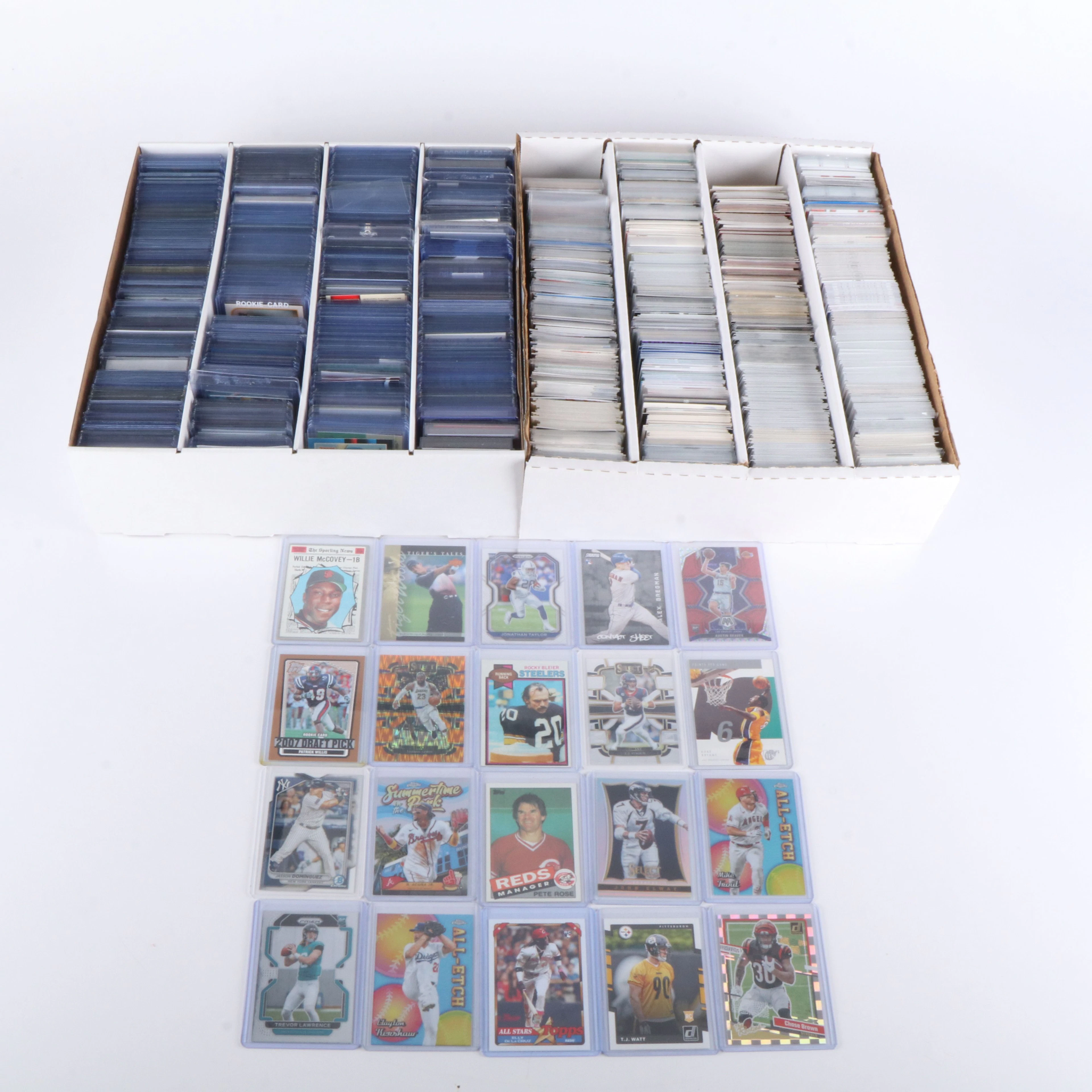 Topps with Other Sports Cards Featuring Elly De la Crruz and T.J. Watt Rookies