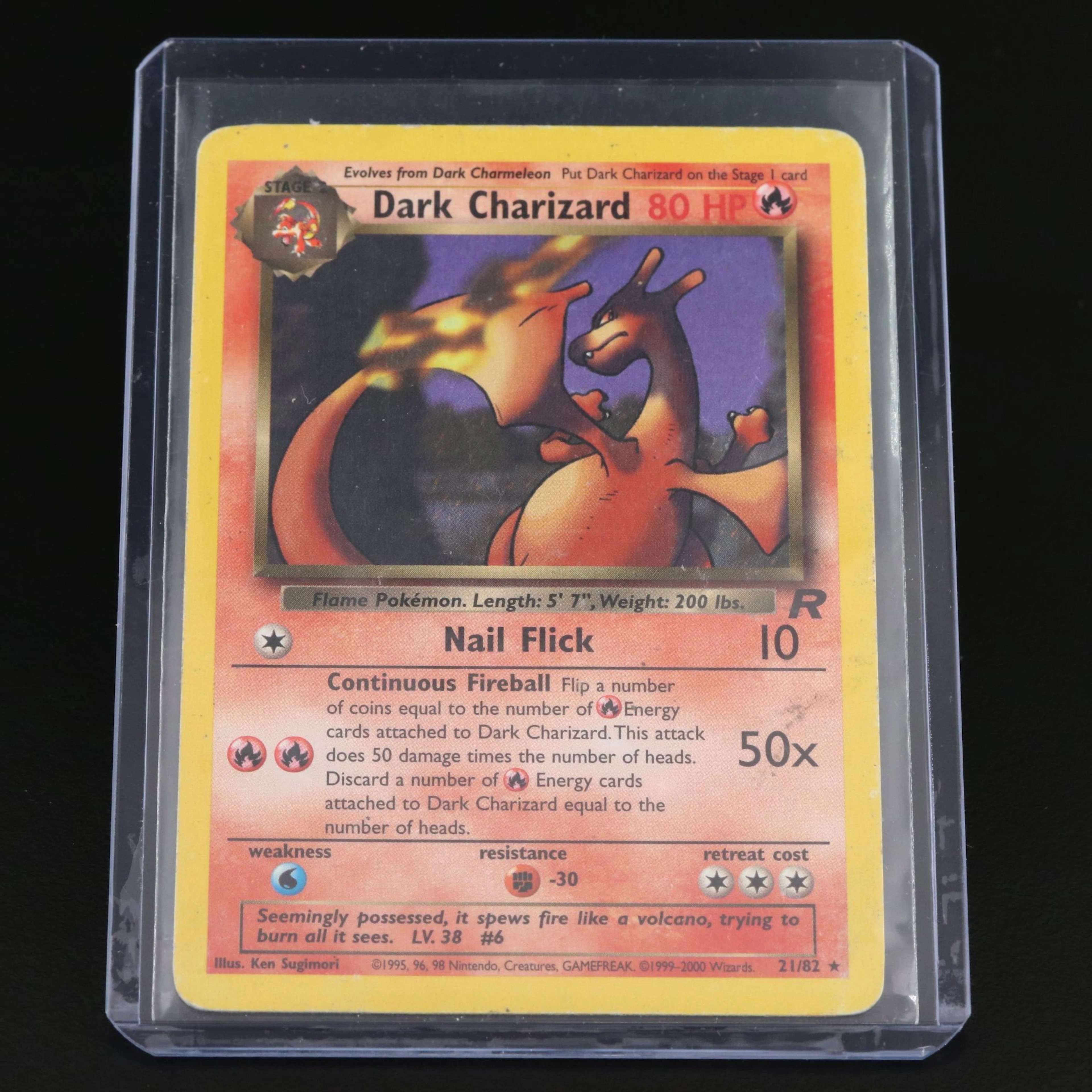 Team Rocket Dark Charizard Pokémon Card