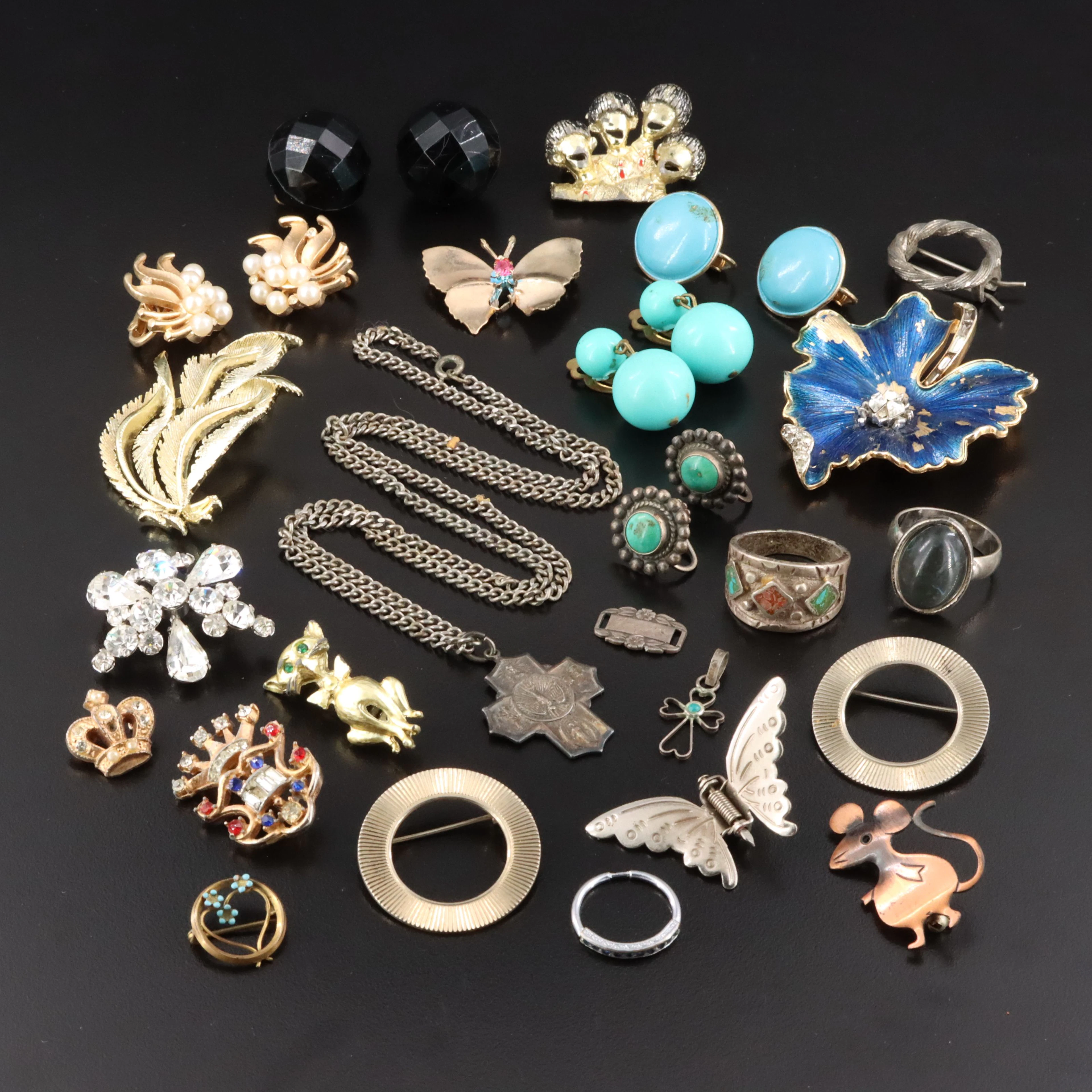 Sterling, Turquoise and Vintage Featured in Jewelry