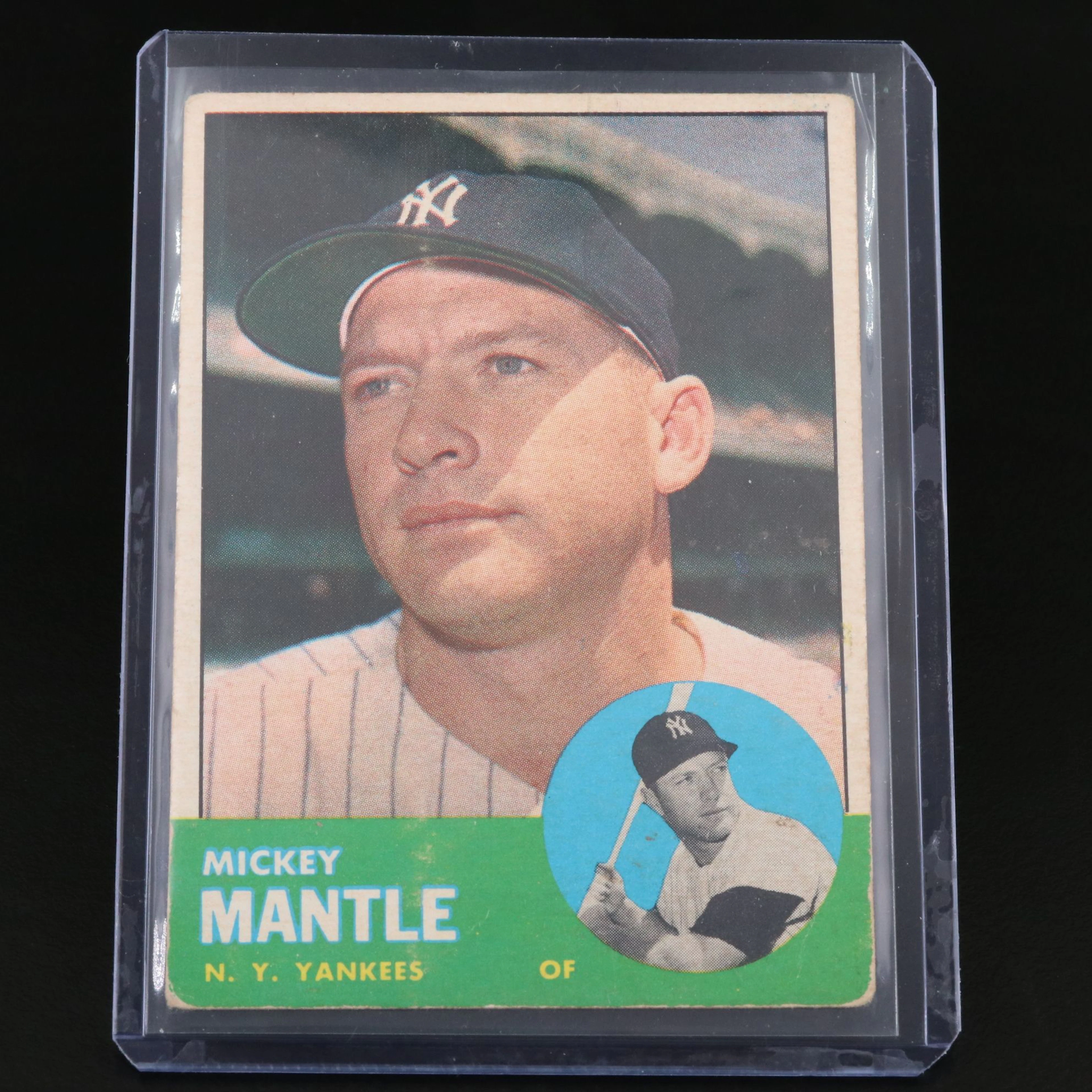1963 Topps Mickey Mantle New York Yankees Baseball Card