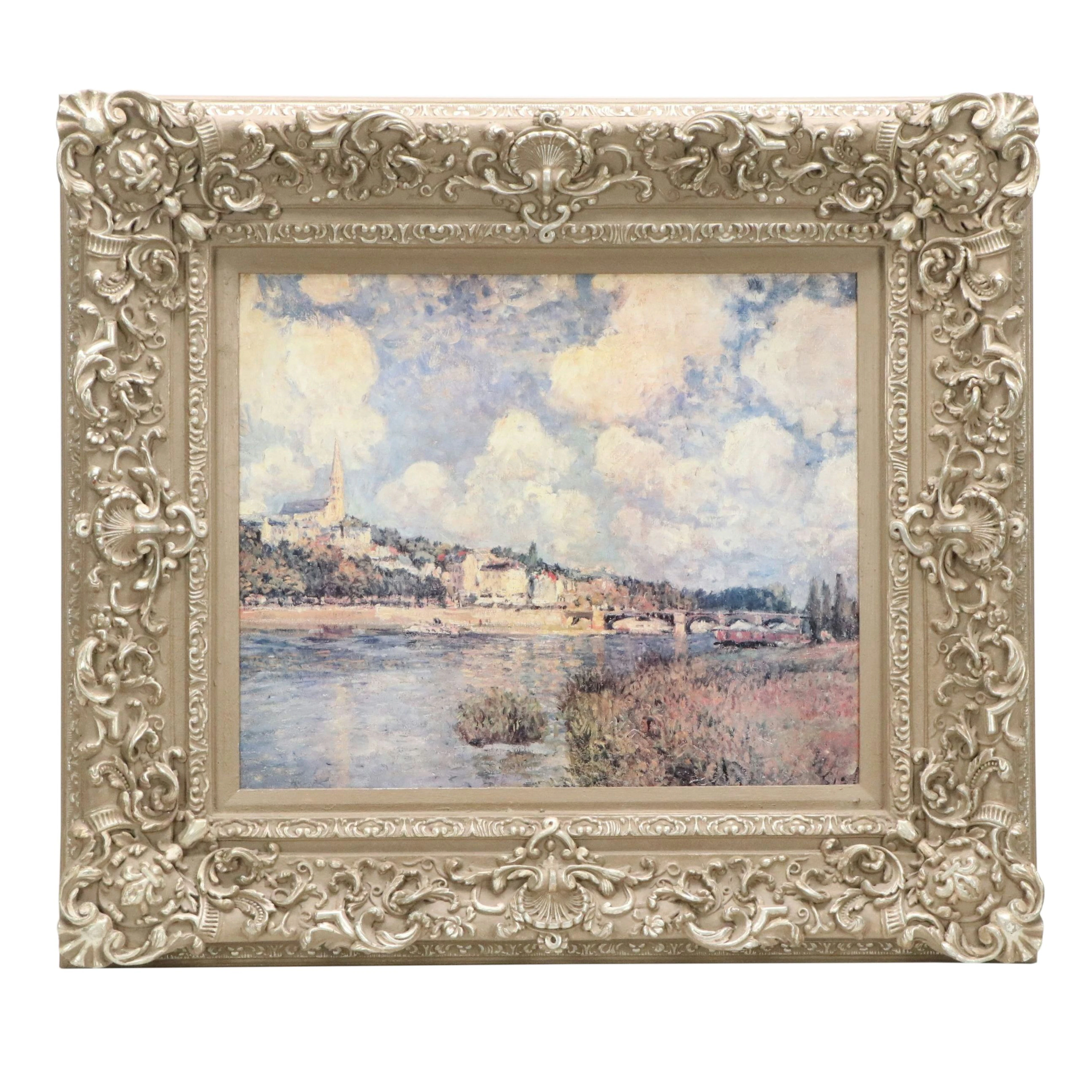 After Alfred Sisley Offset Lithograph "Saint-Cloud"