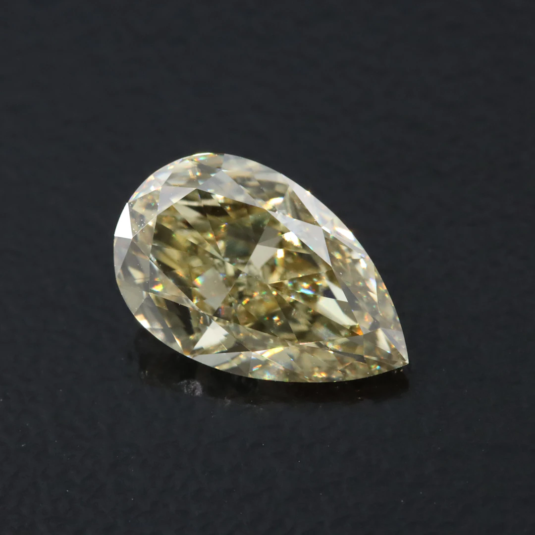 Loose 2.04 CT Fancy Yellow Lab Grown Diamond