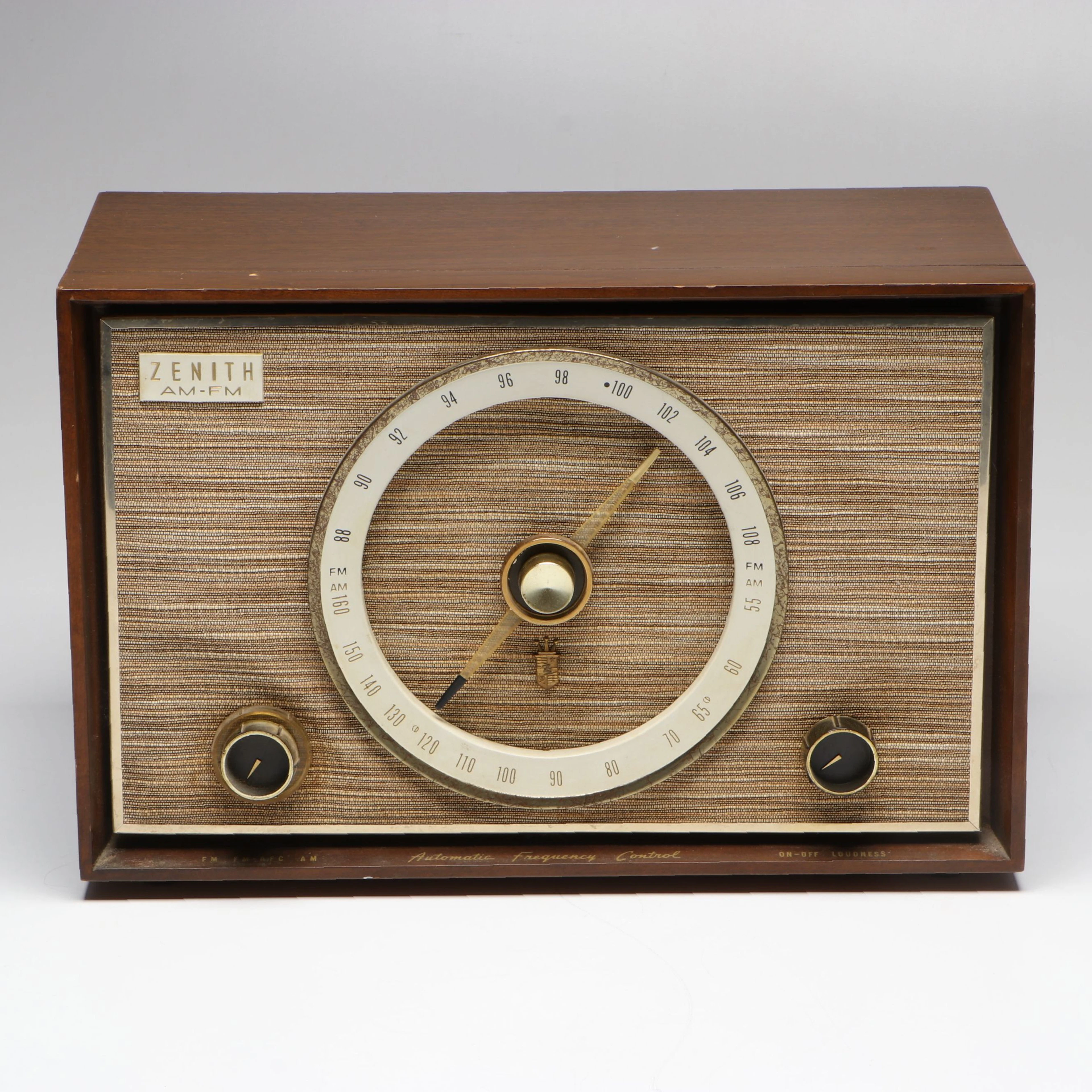 Zenith "The Super Symphonaire" AM/FM Wooden Tube Radio, Mid to Late 20th C.