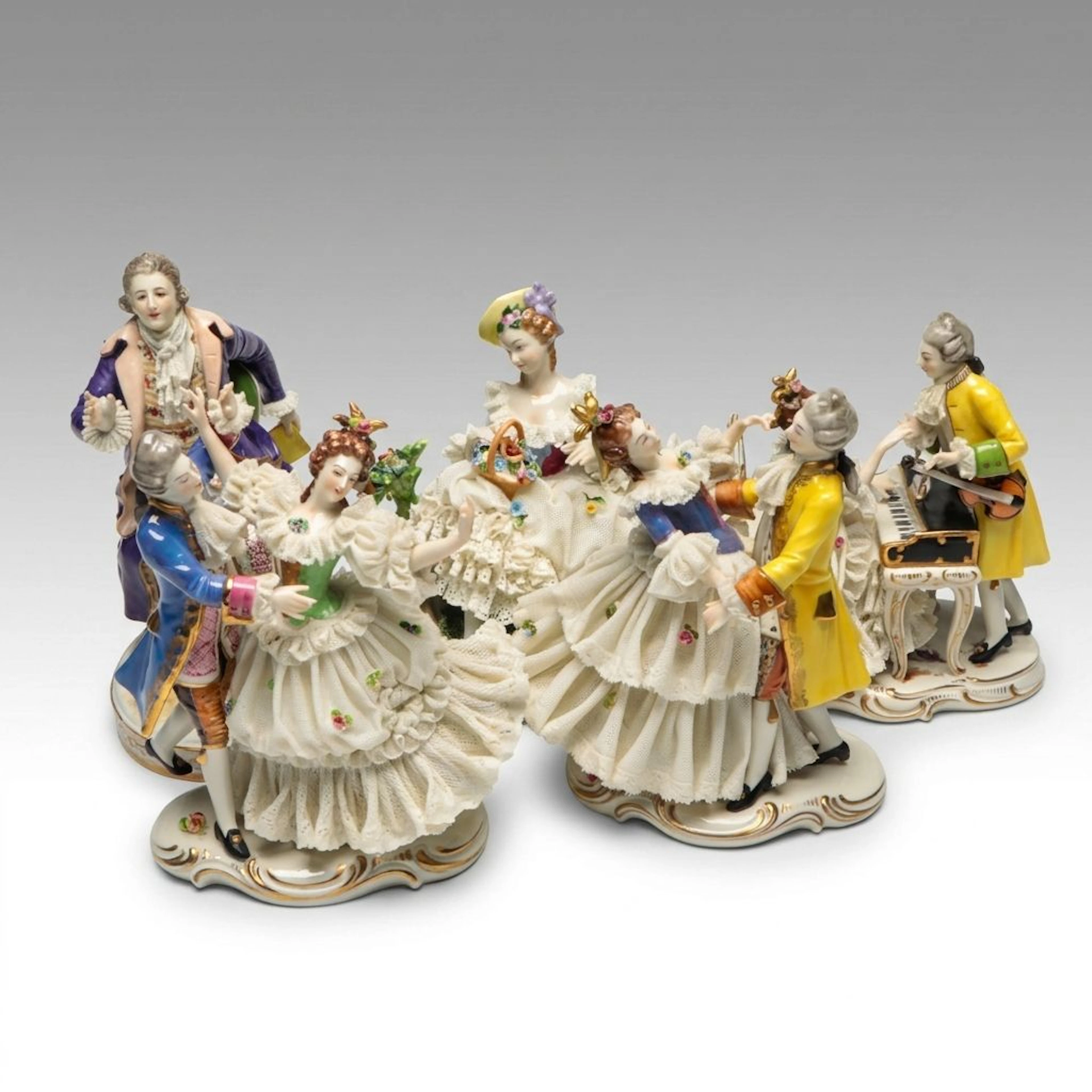 Unterweißbach and Other Dresden Porcelain Figurines